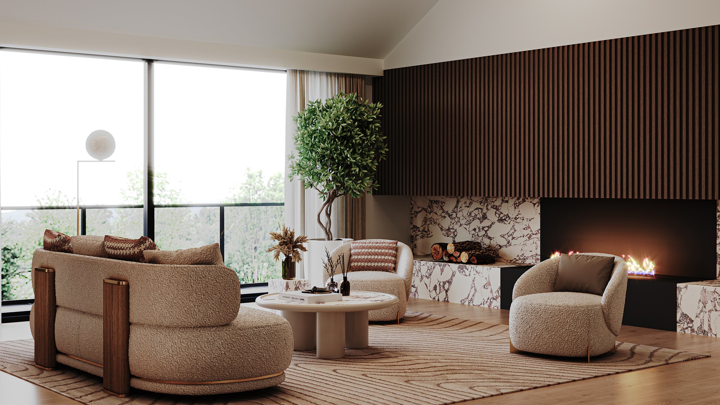 Ebba Celestia Armchair, fábrica do sofá