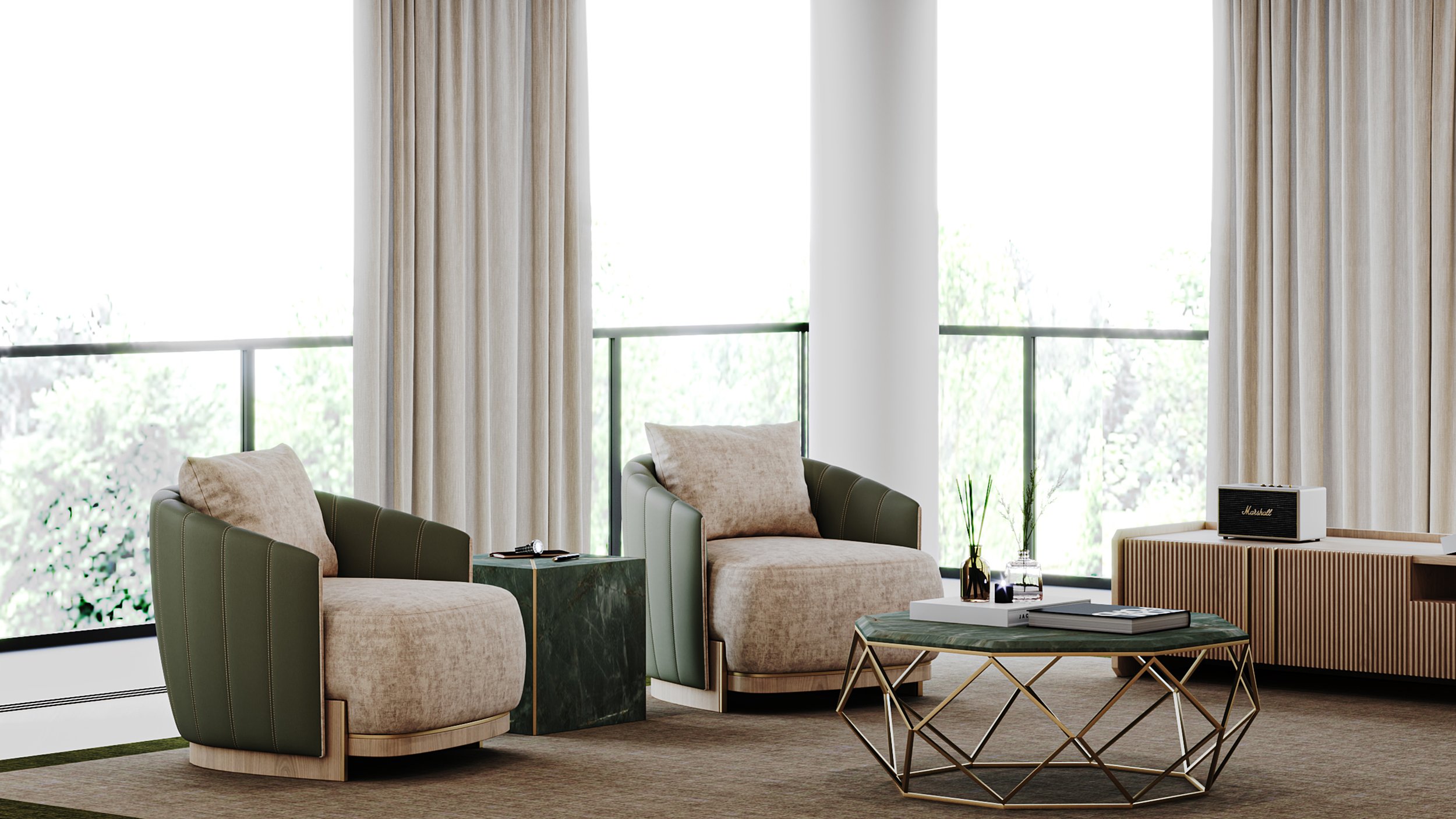 Ebba windsor Armchair, fábrica do sofá