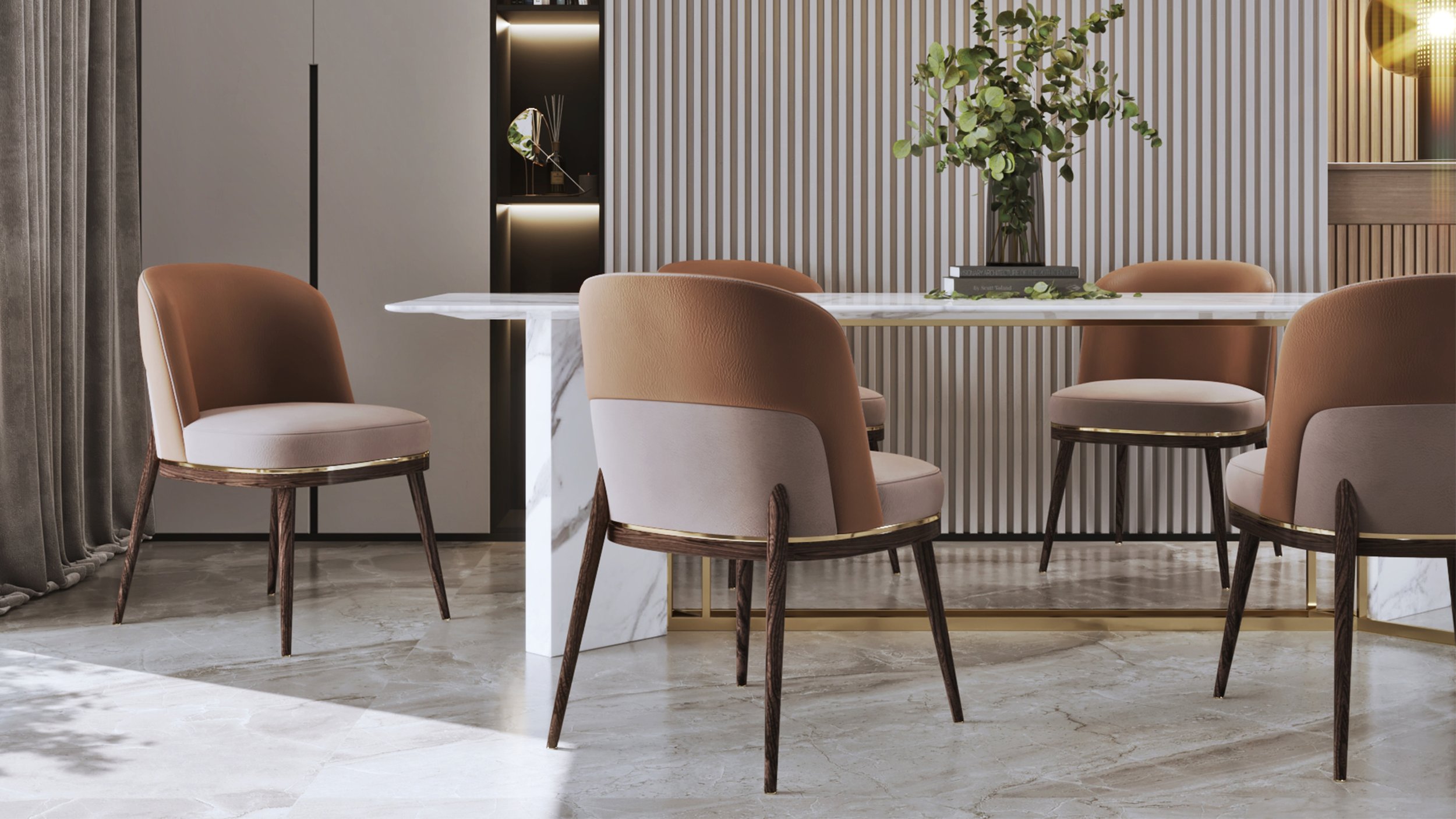 Ebba Aria Dining Chair, fábrica do sofá