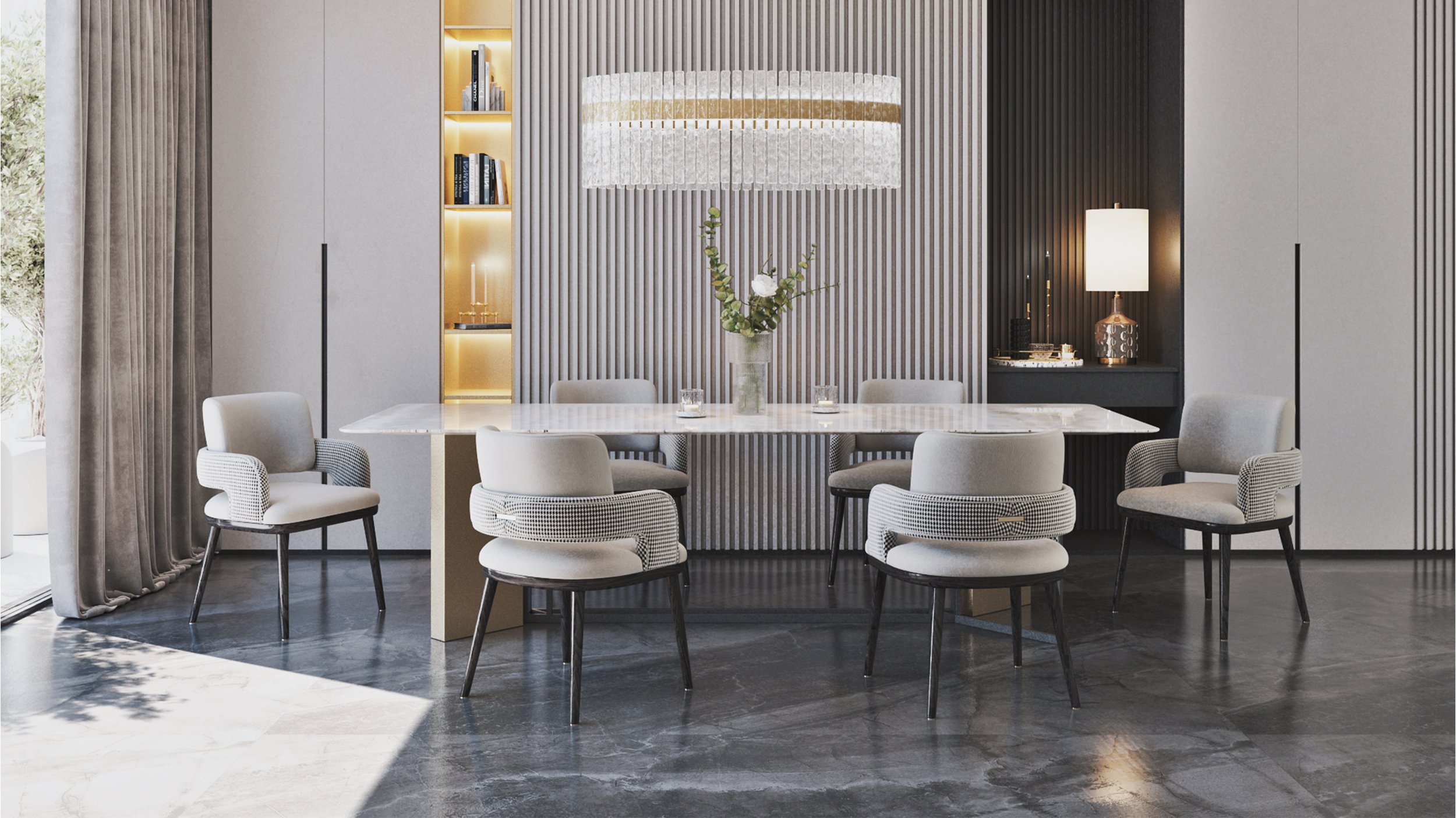 Ebba Julian Dining Chair, fábrica do sofá