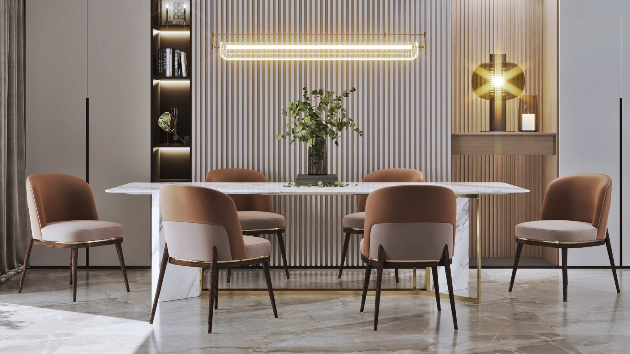 Ebba Aria Dining Chair, fábrica do sofá