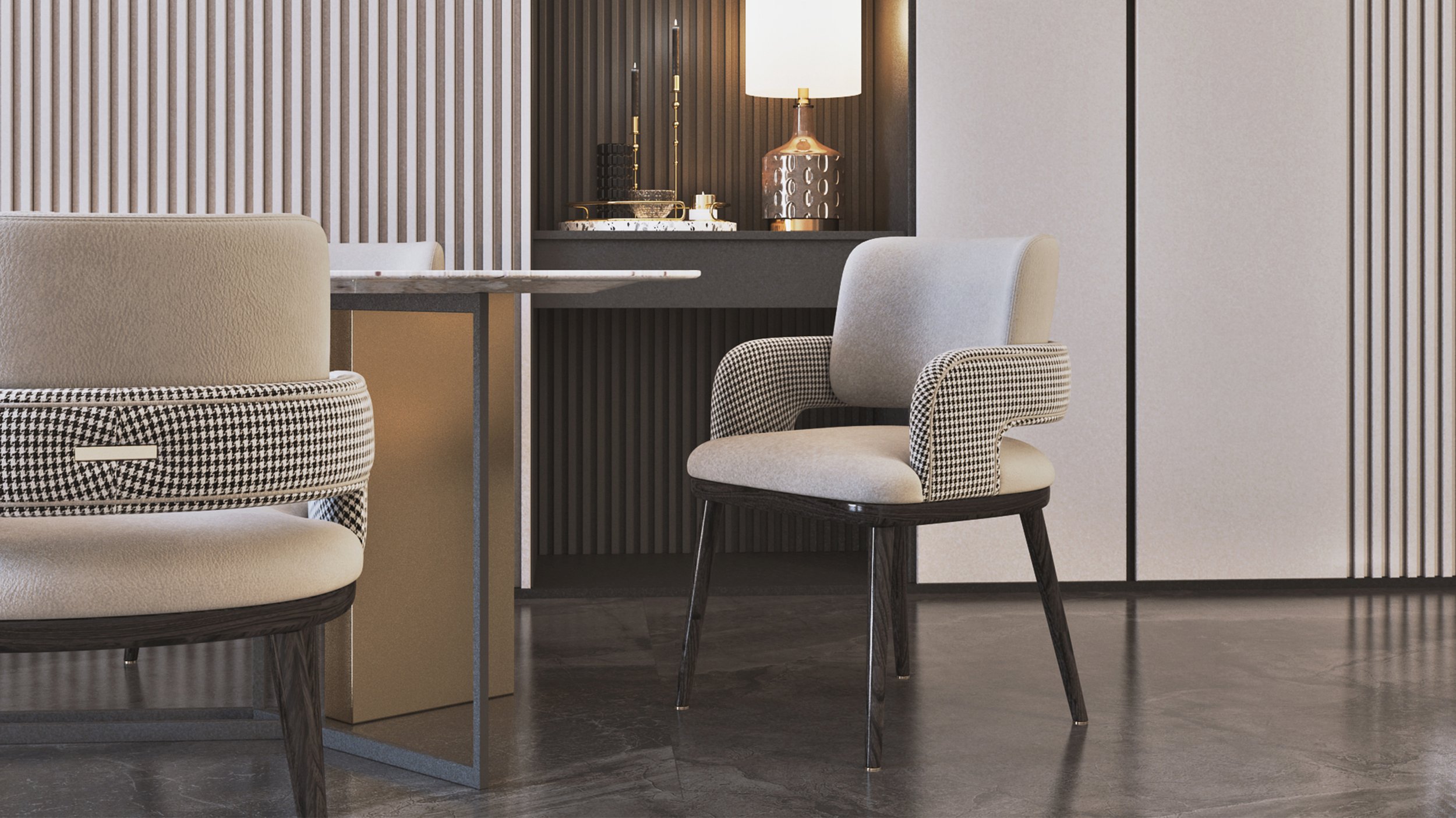 Ebba Julian Dining Chair, fábrica do sofá