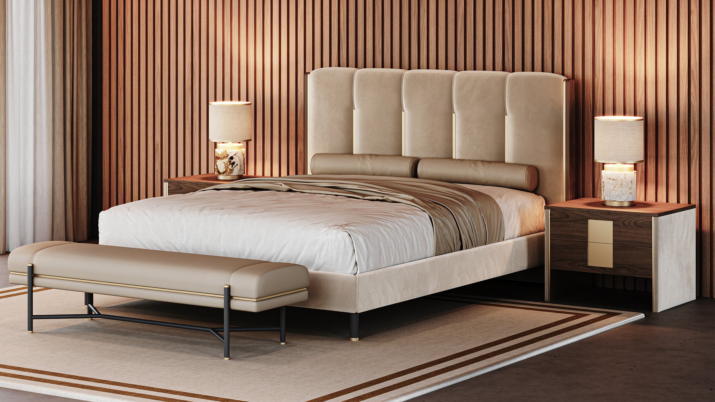Ebba Castade Bed, fábrica do sofá