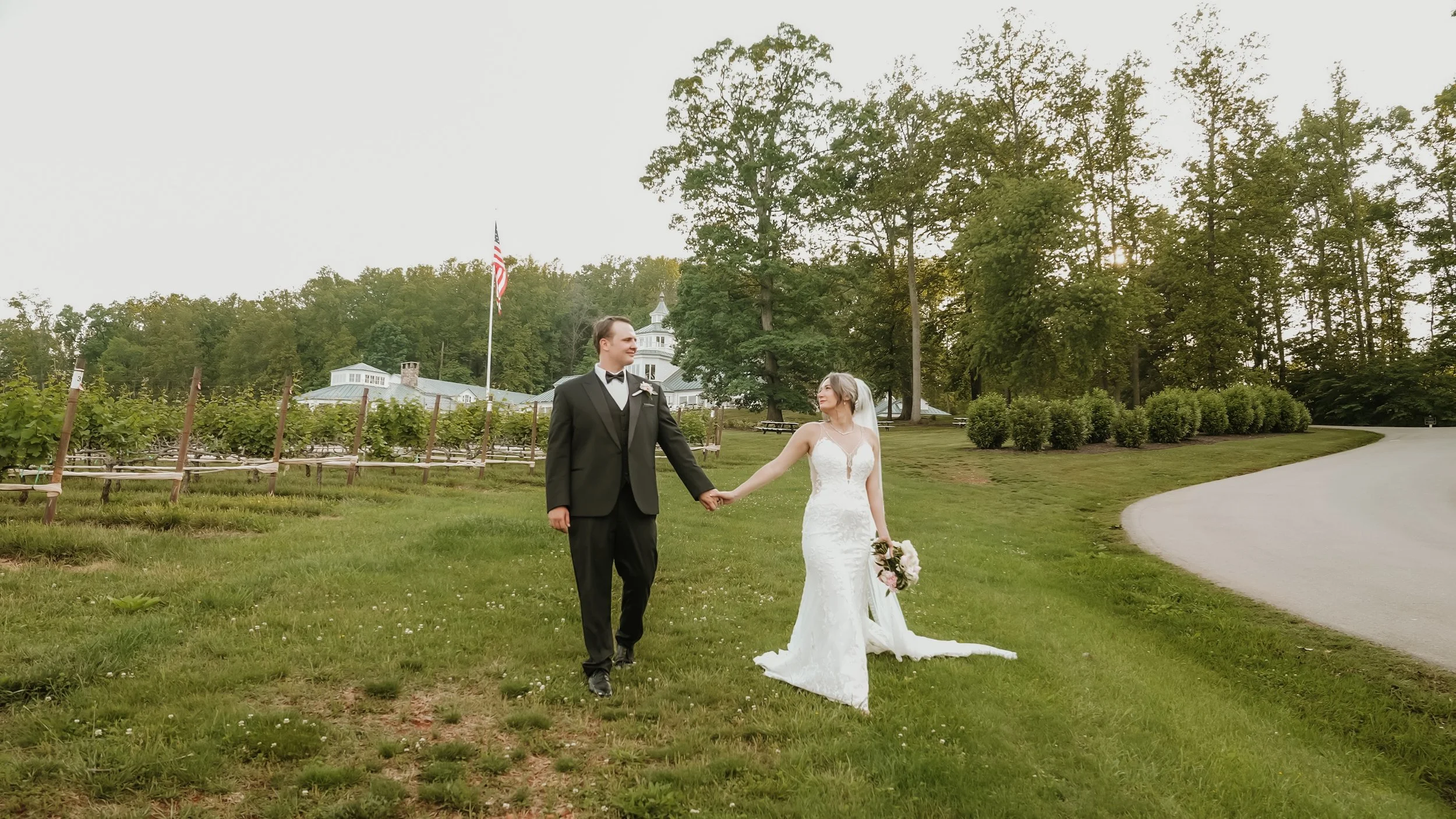 One day late, but love is still worth celebrating 💕 Happy first anniversary to Tristen &amp; Mike! It feels like just yesterday we were designing florals for your wedding day, and we&rsquo;re still not over how magical it all was. Wishing you both a