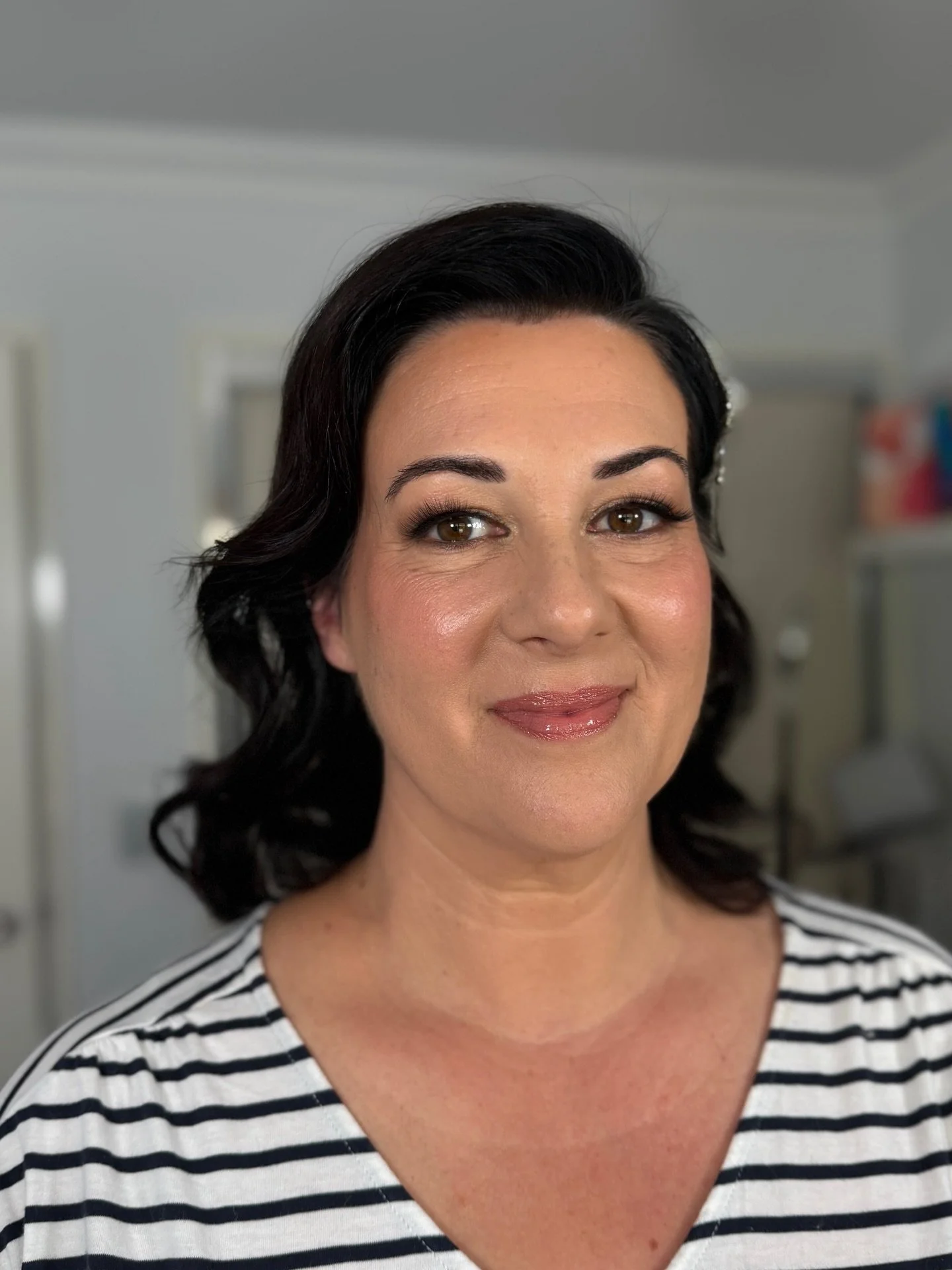 LISA || 22.11.2025 💍🤍 
Hair and makeup for this beautiful human inside and out - this was our first meeting, no preview required!- yet it felt like I&rsquo;d known Lisa for years and years! So blessed to help such a lovely, warm and generous woman 