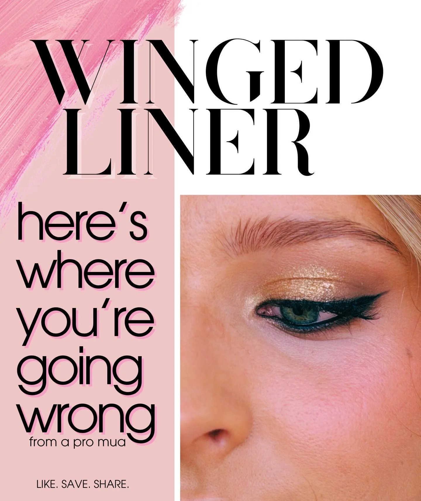 No gate keeping here - winged liner used to terrify me when I was starting out in makeup, but the more I pushed myself to do them, the more I practiced, the easier they became! Here are my top tips for mastering a sharp, black wing 🖤

I love school 