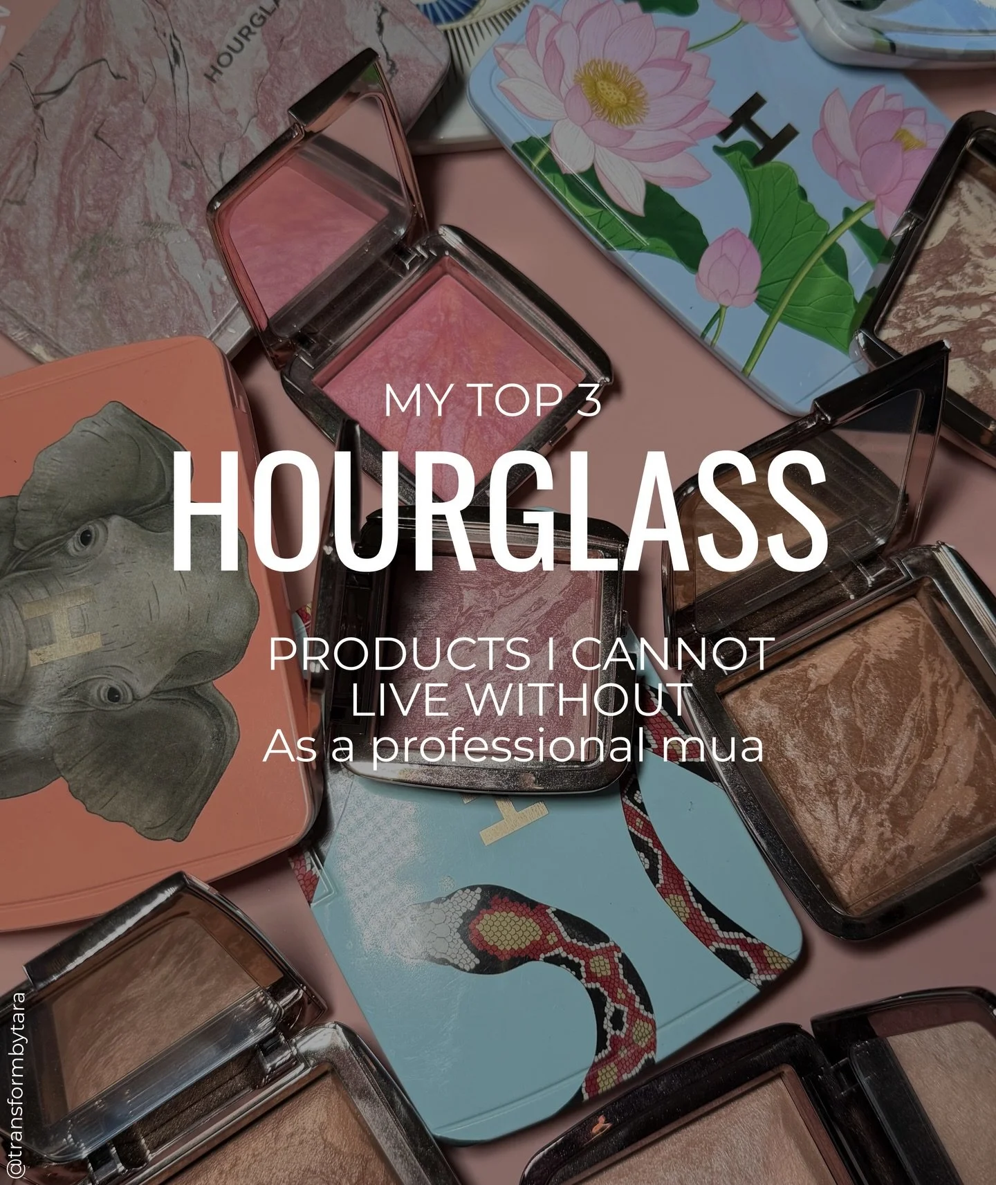 The one beauty brand I simply could not do makeup without - @hourglasscosmetics forever has my makeup artist heart and I will ALWAYS stock these in my professional kit! 💞 

Have you tried Hourglass cosmetics? What are your favourites? Influence my n