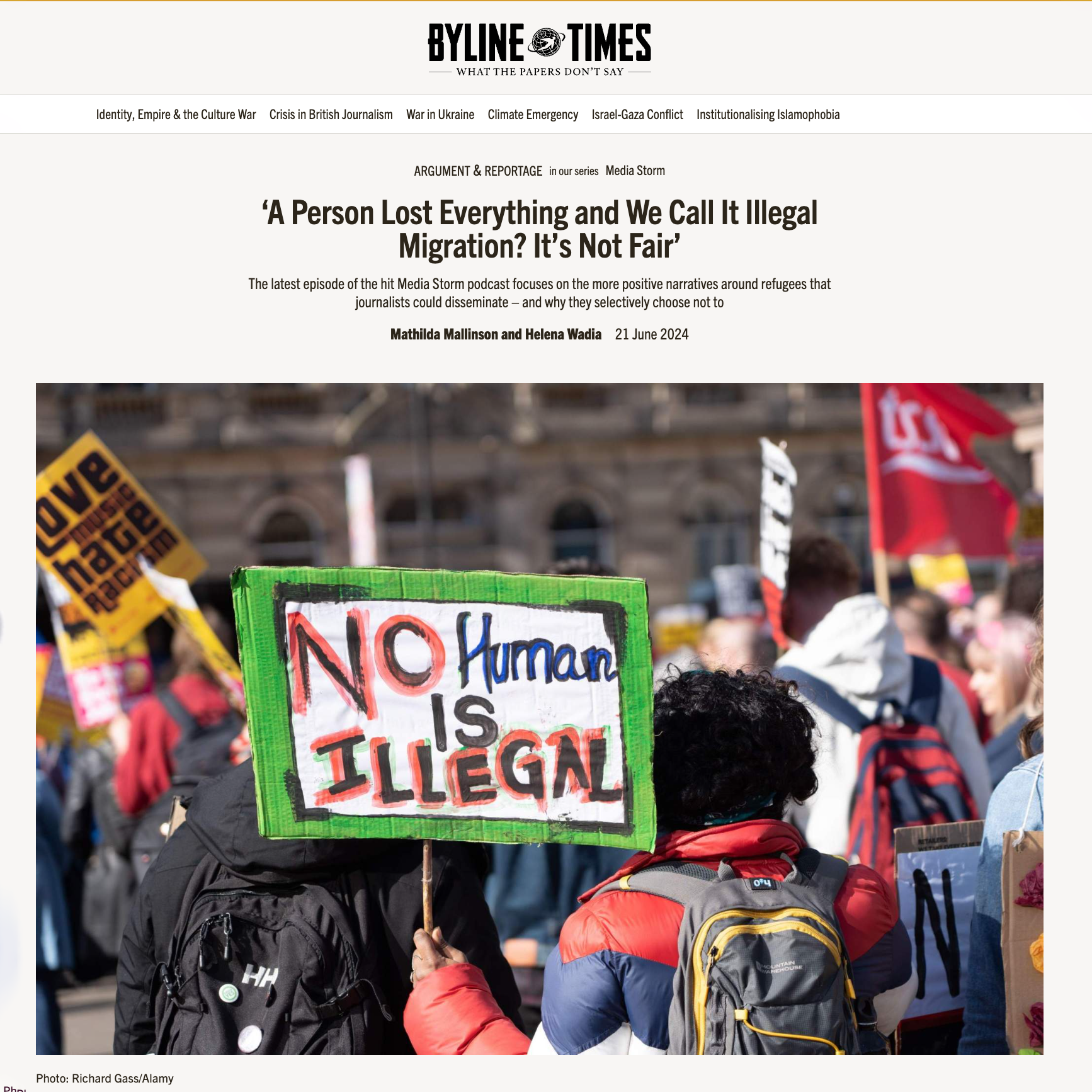 ‘A Person Lost Everything and We Call It Illegal Migration? It’s Not Fair’