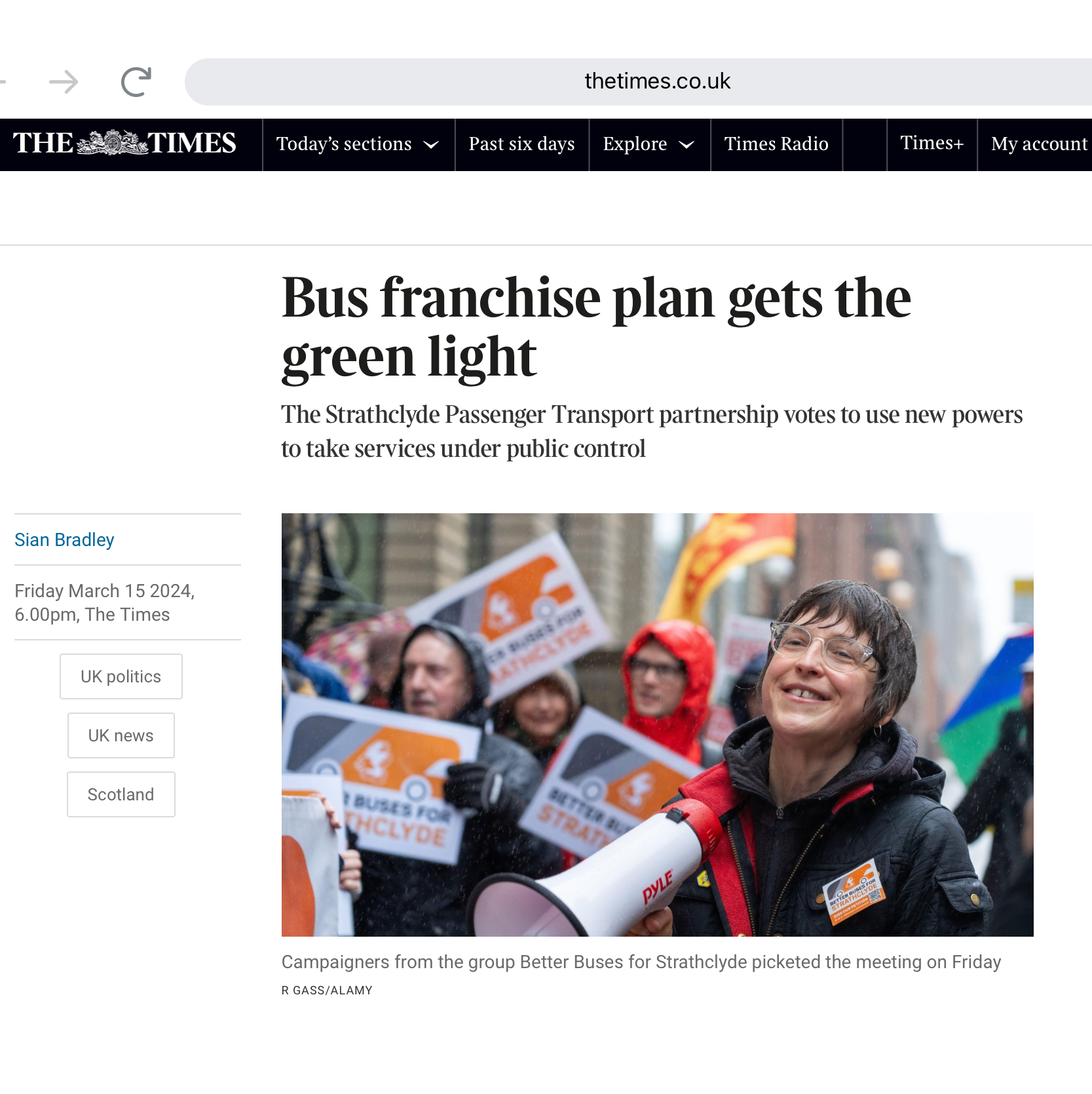 Bus franchise gets green light