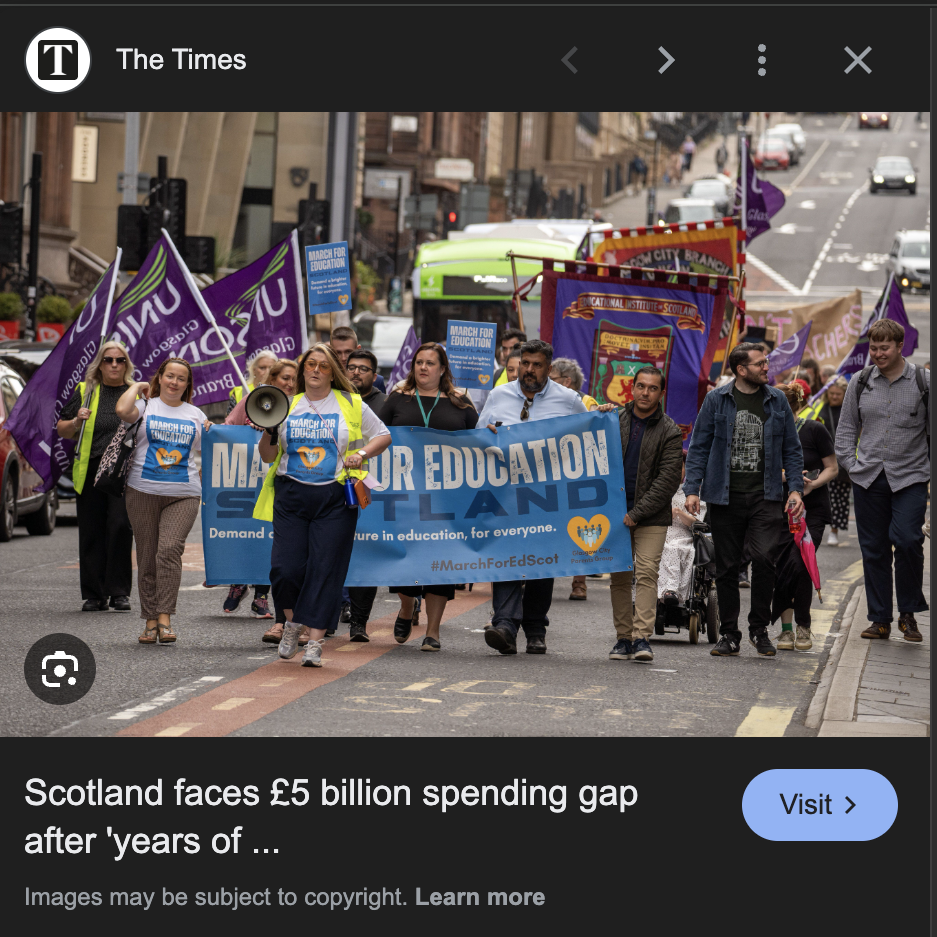 Scotland faces £5 billion spending gap after ‘years of financial incompetence’