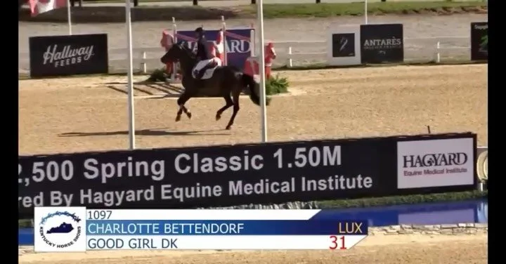 ✨ JFK Farms wishes to congratulate Charlotte Bettendorf and &ldquo;Good Girl DK&rdquo; on winning the $62,500 Spring Classic CSI 3* at Kentucky Spring Horse Show ✨
