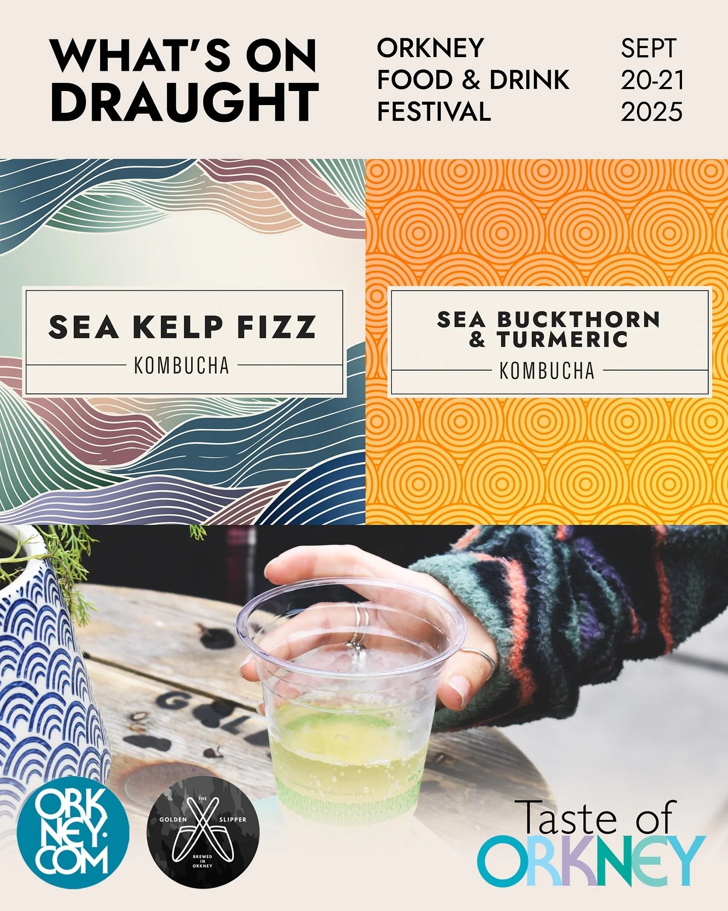 We&rsquo;re at KGS today serving Kombucha on draught 🧜&zwj;♀️ plus cans of our Dry-Hopped and Meadowsweet Cream Soda!

What better way to spend this beautiful Sunday than a venture to the Kirkwall Grammar School and experiencing Orkney&rsquo;s local