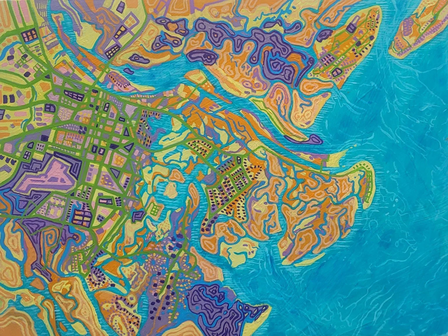 Sweet Savannah, Georgia original painting