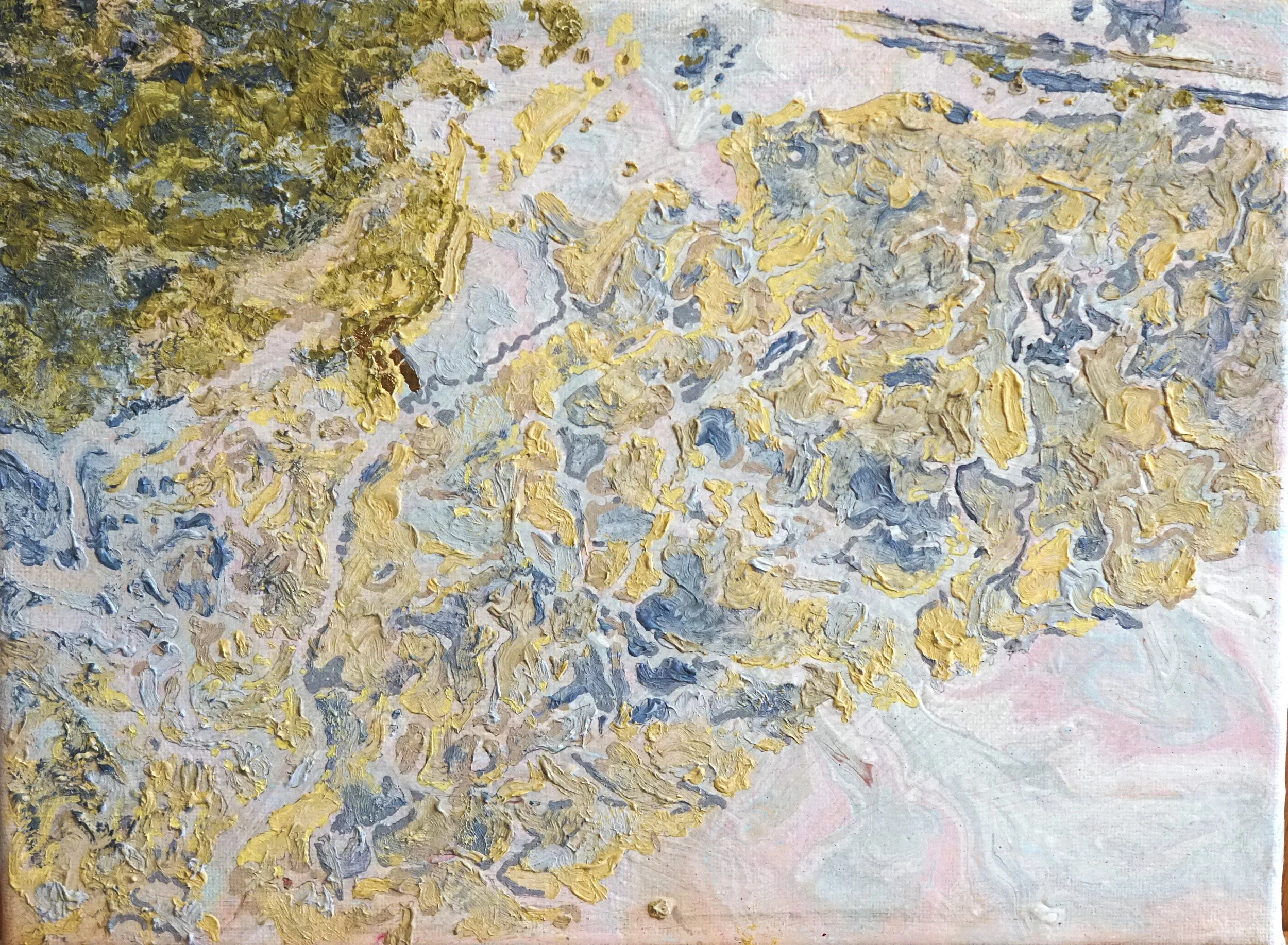 Pin Point: Pearls and Perseverance, original painting