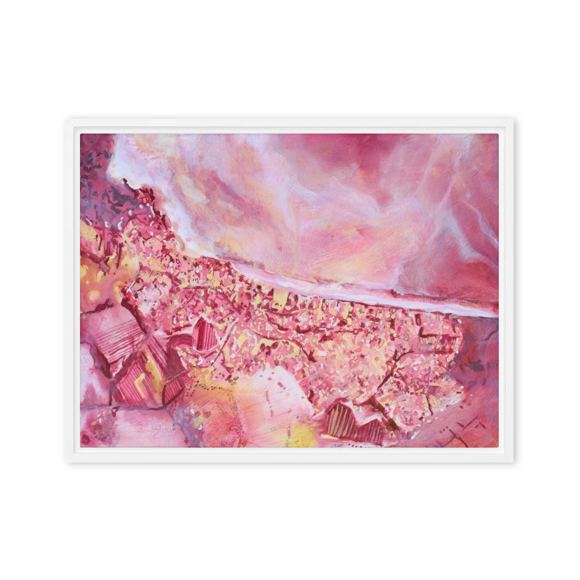 Little House, Waiheke Island, New Zealand framed canvas print