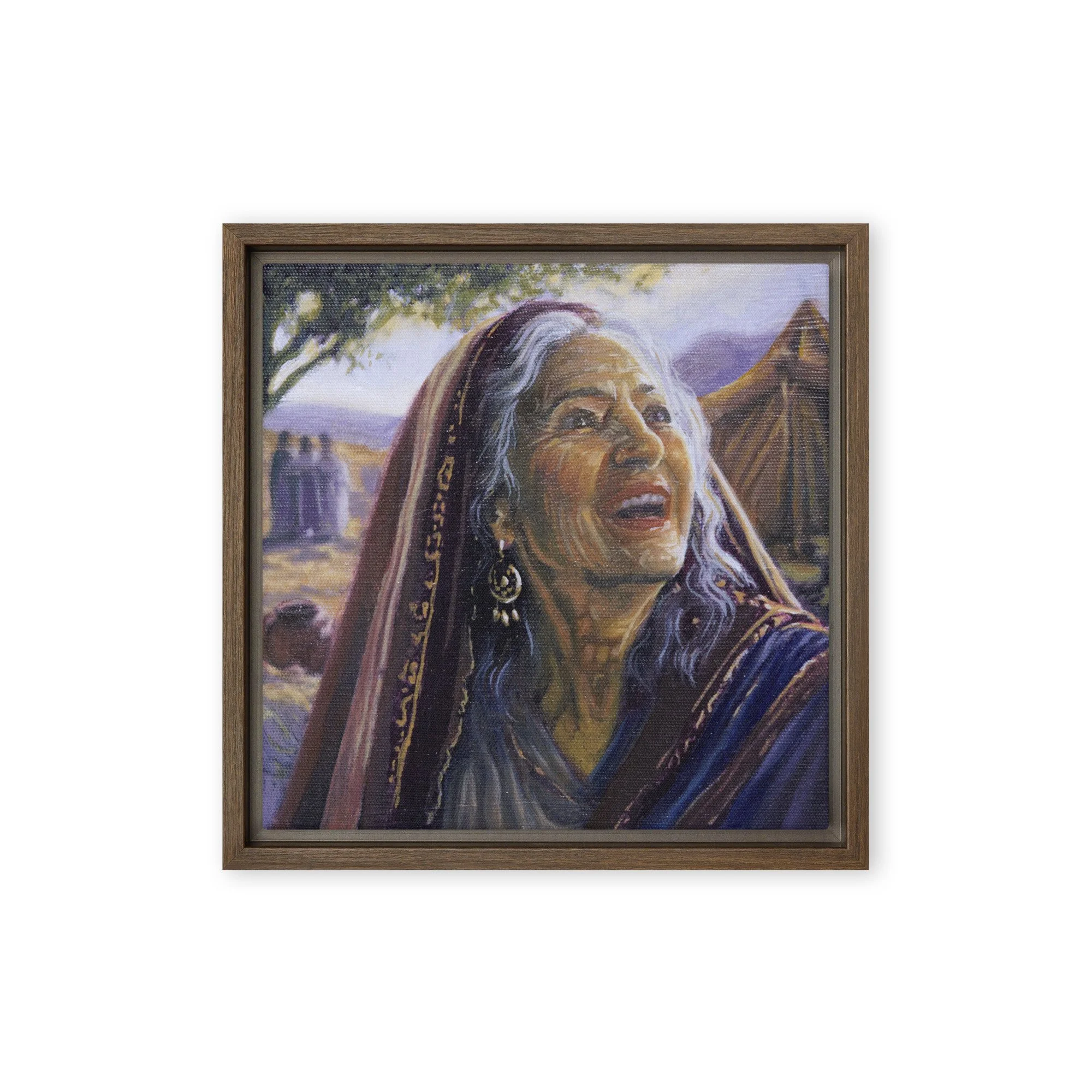 Twelve Faithful Women: Sarah framed canvas print