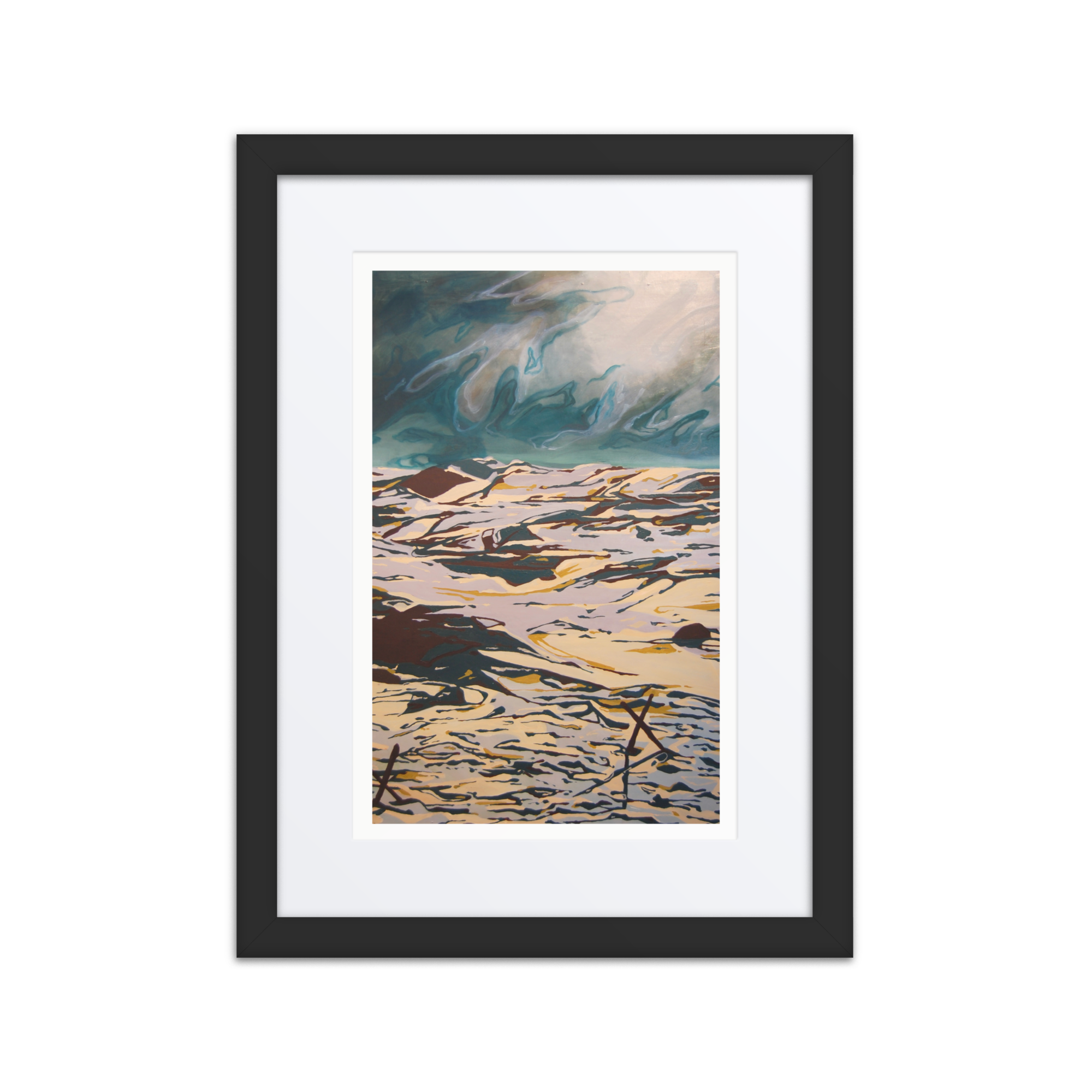 Drift framed print
