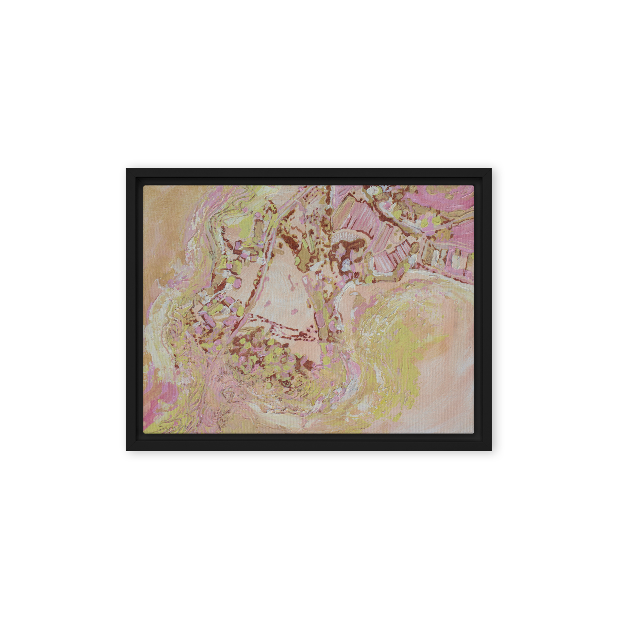 Goldie, Waiheke Island, New Zealand framed canvas print