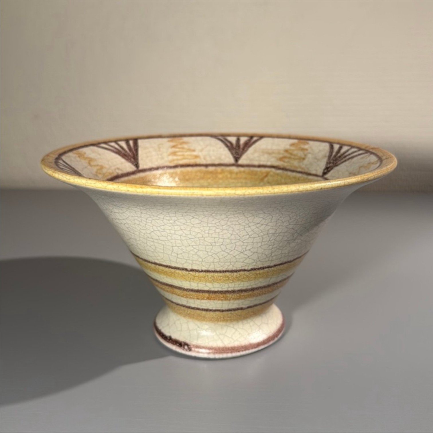 Glazed Ceramic Bowl by Eva Jancke-Bjork