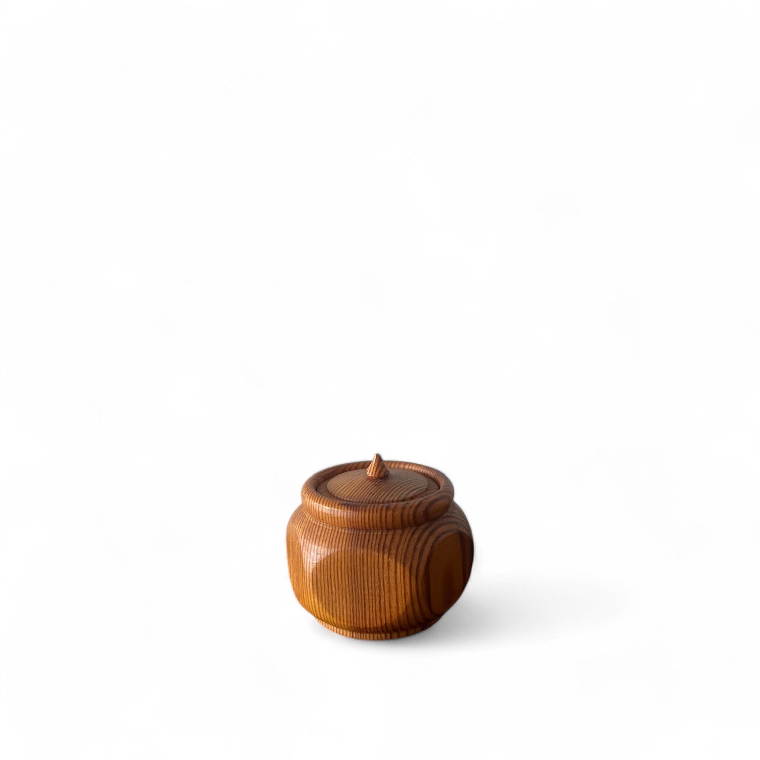 Carved Pine Jar, Skåne, Sweden, c. 1950