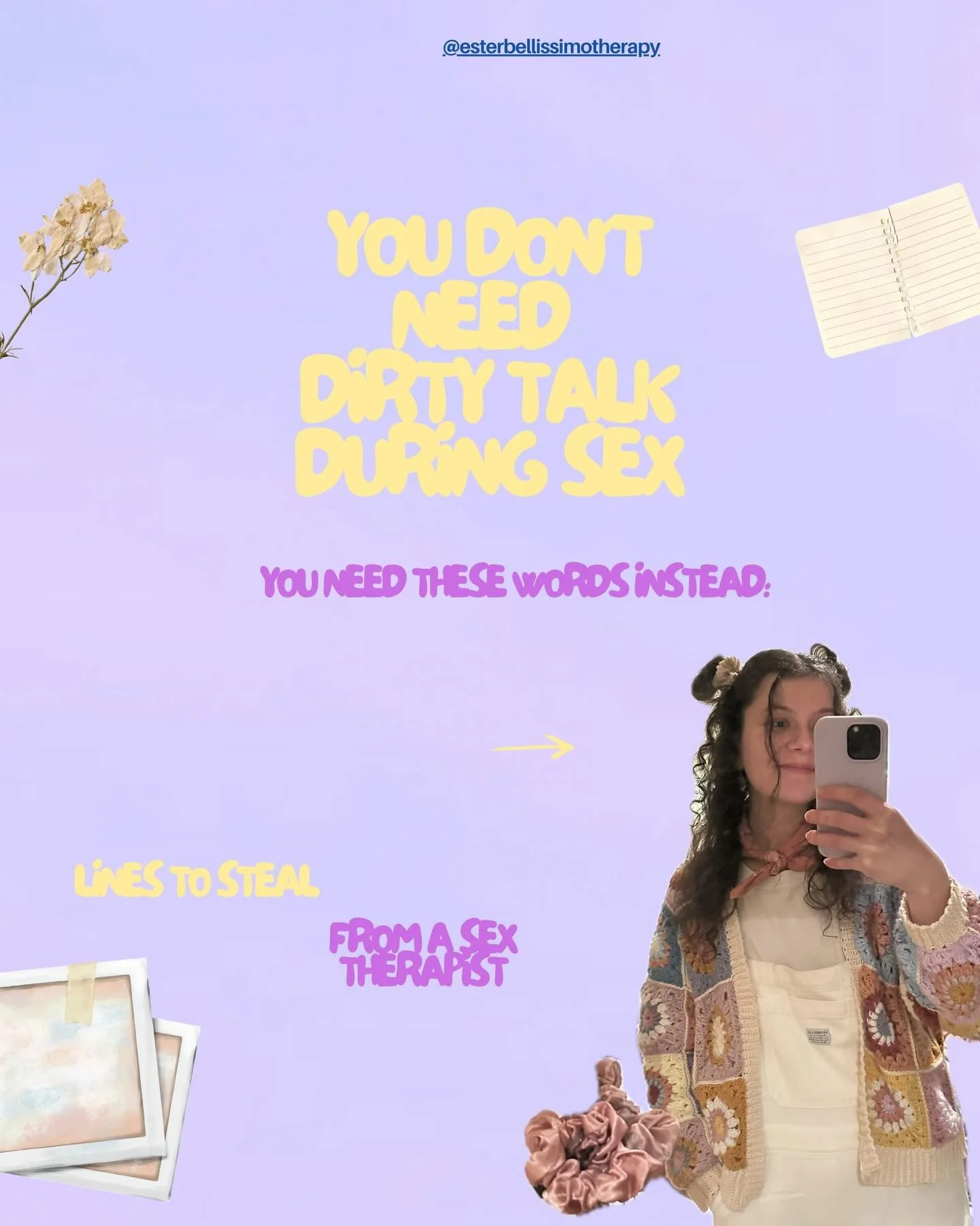 One thing I&rsquo;ve gathered from my work is that people are often afraid of using words during intimacy. 

Even though in all other areas of our lives we understand communication to be the basis of any success, words have been erased from any portr