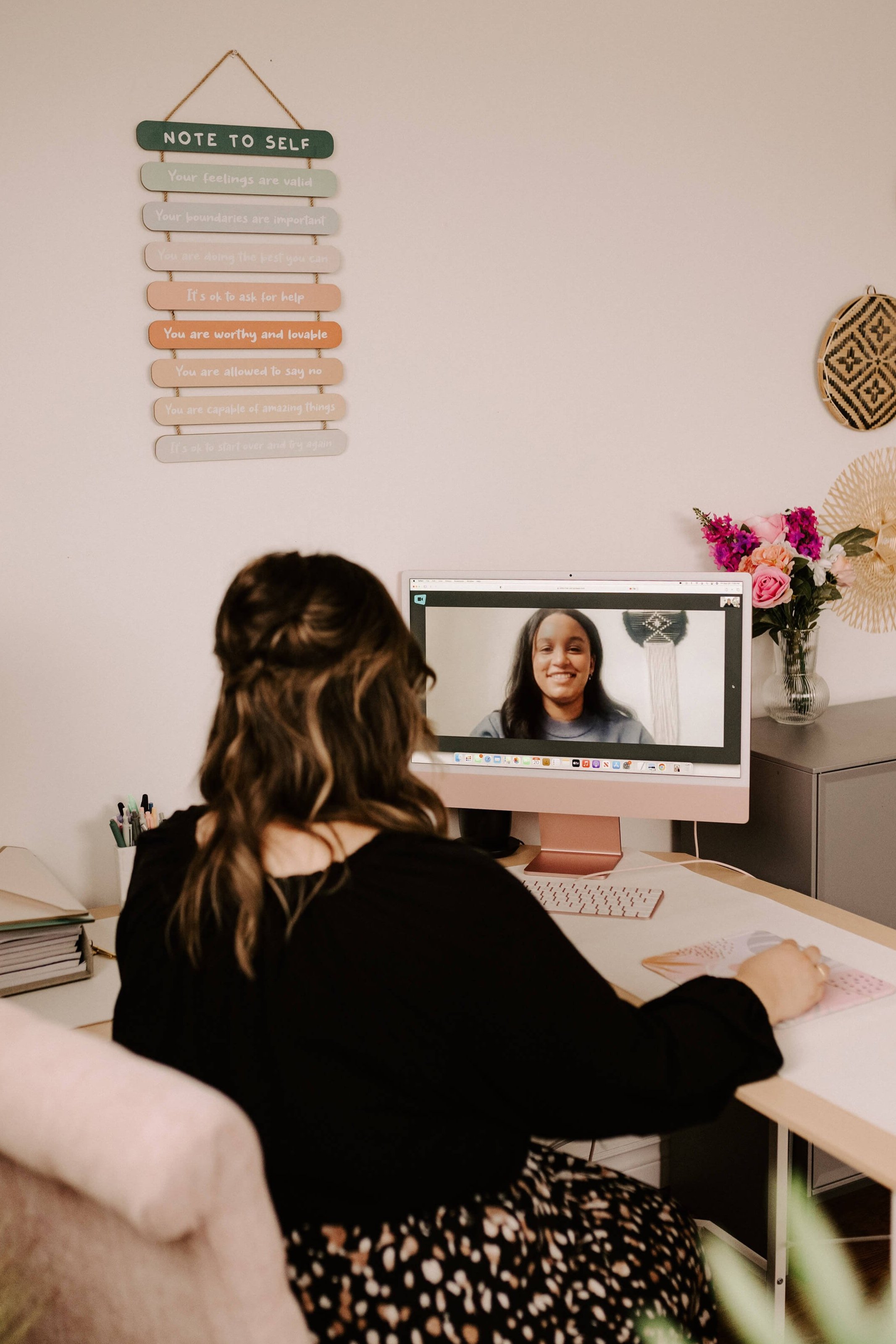 Modern wooden house with stone steps in a mountainous landscape