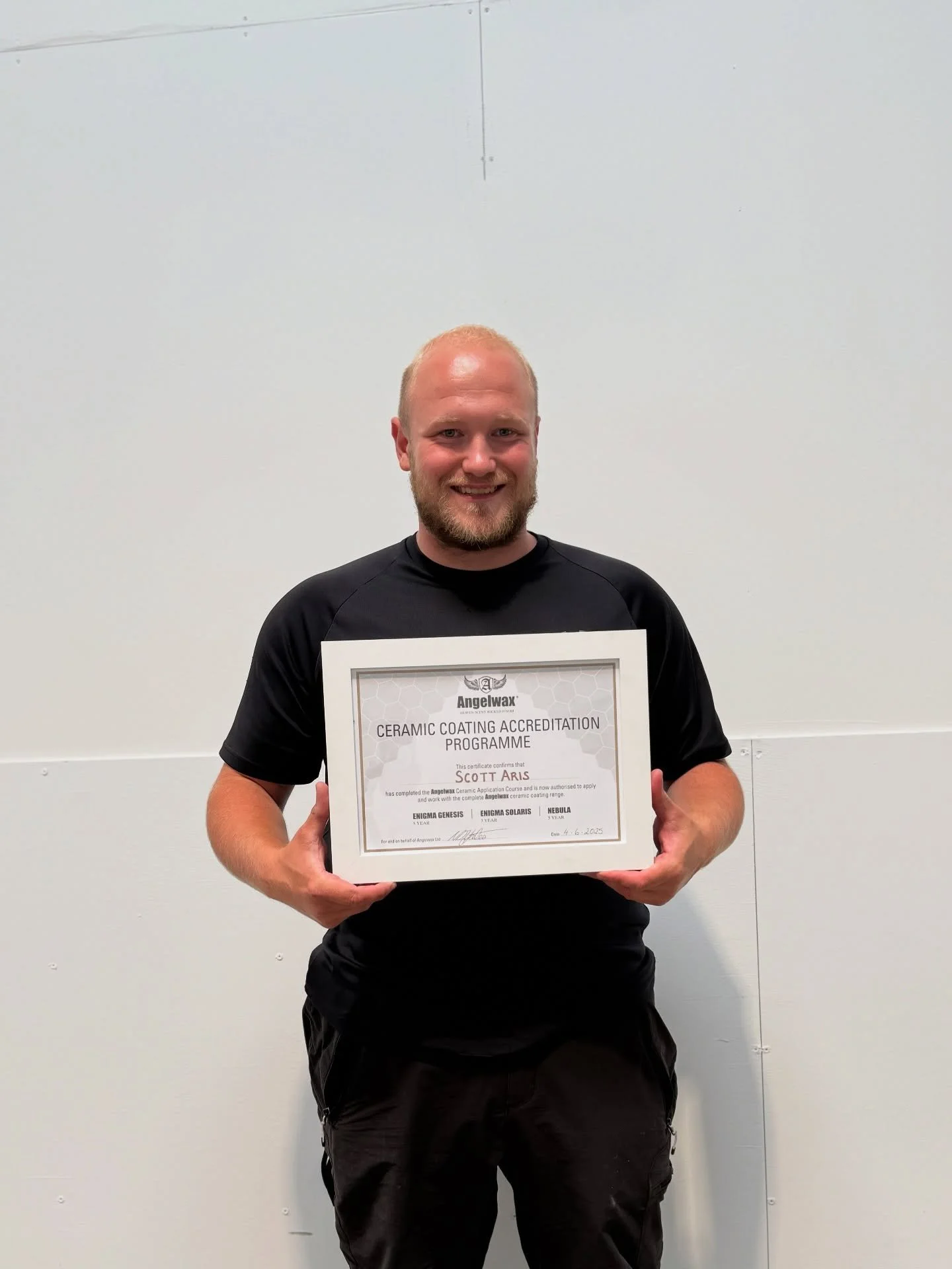 Delighted we are now fully @angelwaxofficial accredited! Which allows us to offer a full and comprehensive warranty with all our ceramic coatings going forward! As an introductory offer we are offering up to 20% off all coatings contact us today for 