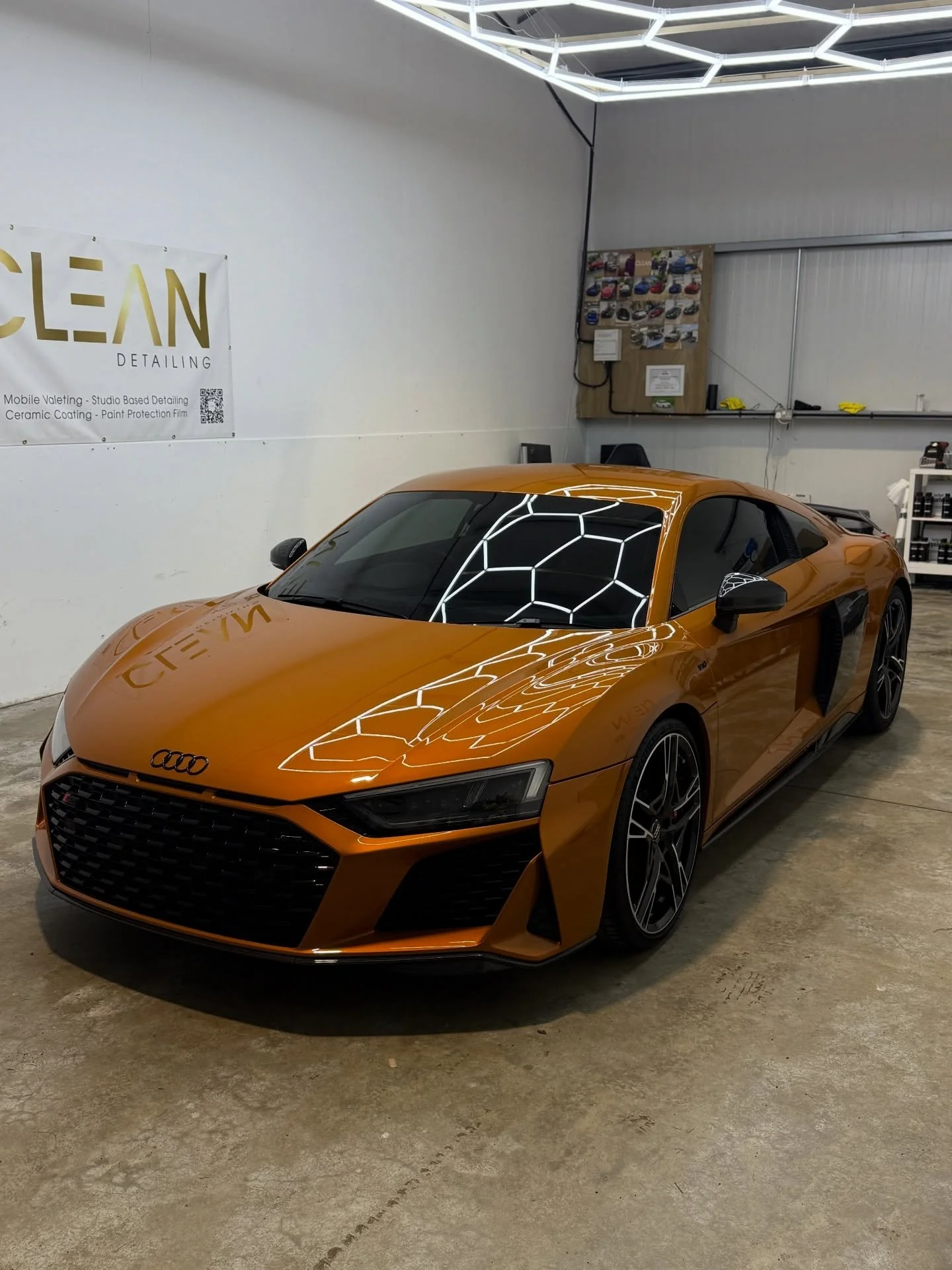 🍊Samoa Orange Audi R8 🍊

Once again one of our clients entrusted us with another one of his stunning pride and joys! This time is new addition! Supplied by @tomhartleycars purchased and brought straight to ourself for a complete reset and fresh sta