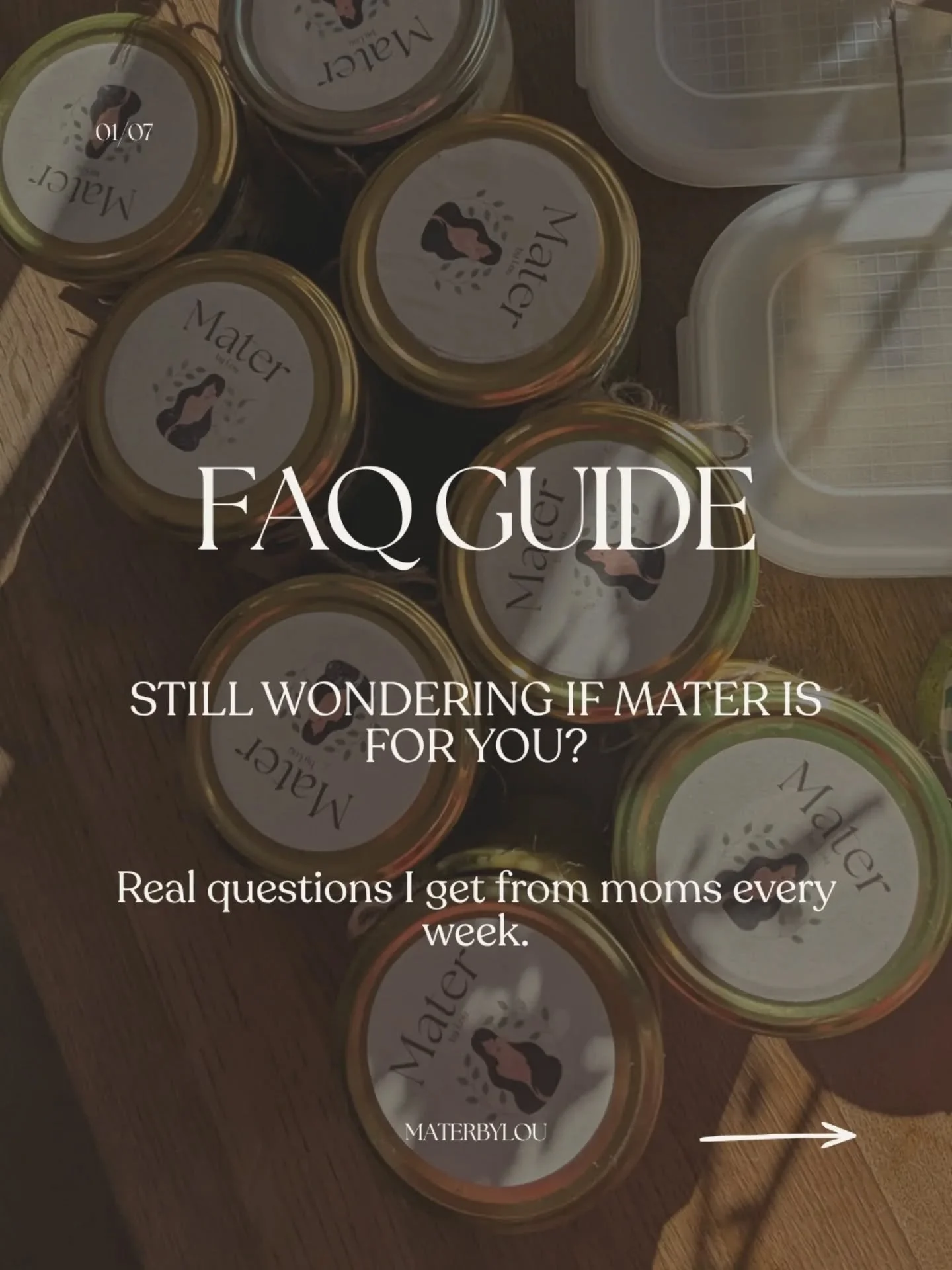 I often get these questions, so I put the answers in one place 🤍

Mater is designed for postpartum,
but it&rsquo;s also for anyone who wants nourishing meals without the stress of planning and cooking.

Everything is delivered fresh, and you can fre