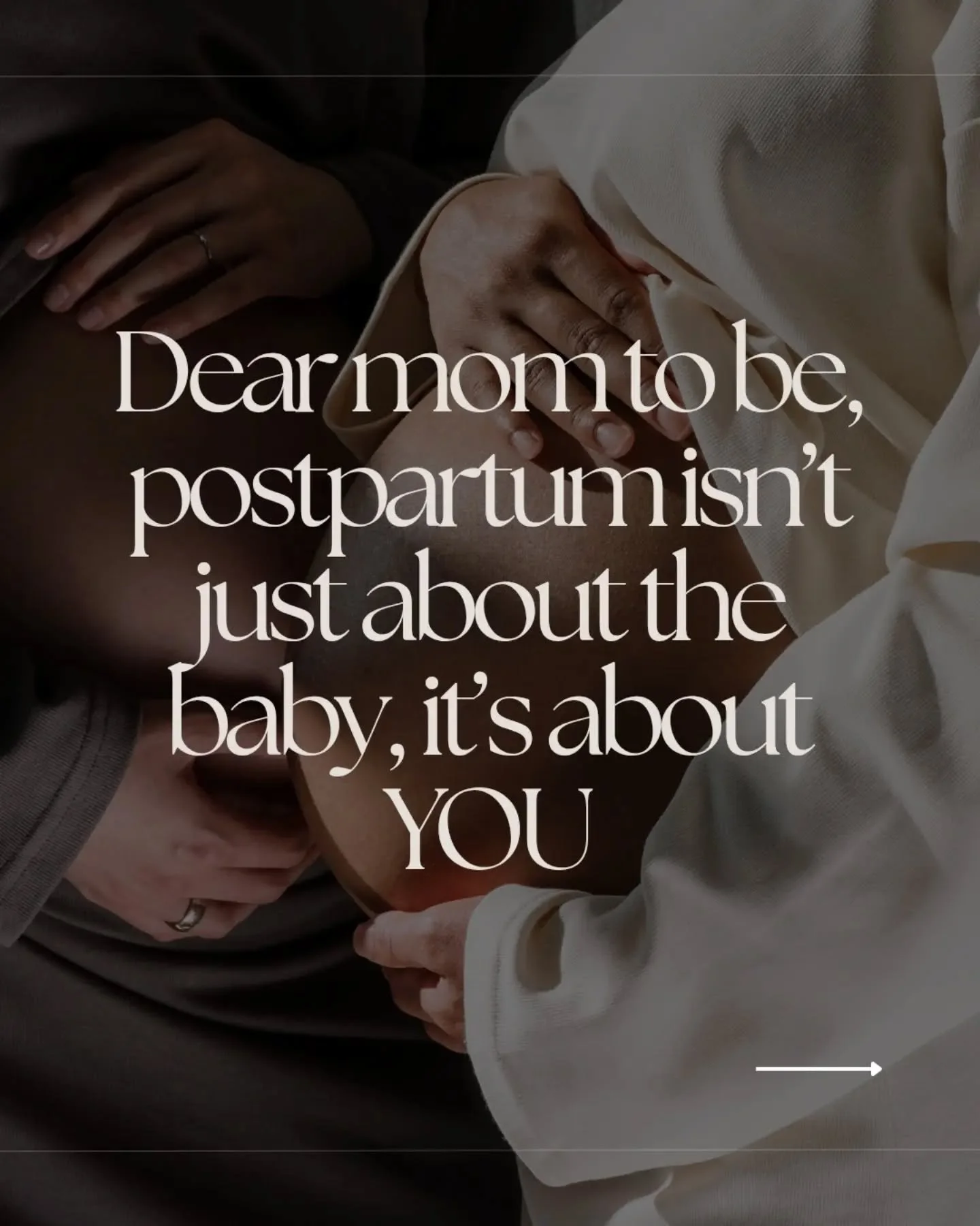 Postpartum isn&rsquo;t just about the baby, it&rsquo;s about YOU. ❤️

So many moms tell us they felt unprepared for the 4th trimester. The loneliness, the exhaustion, the overwhelm&hellip; and the feeling that *no one* talks about what you actually n