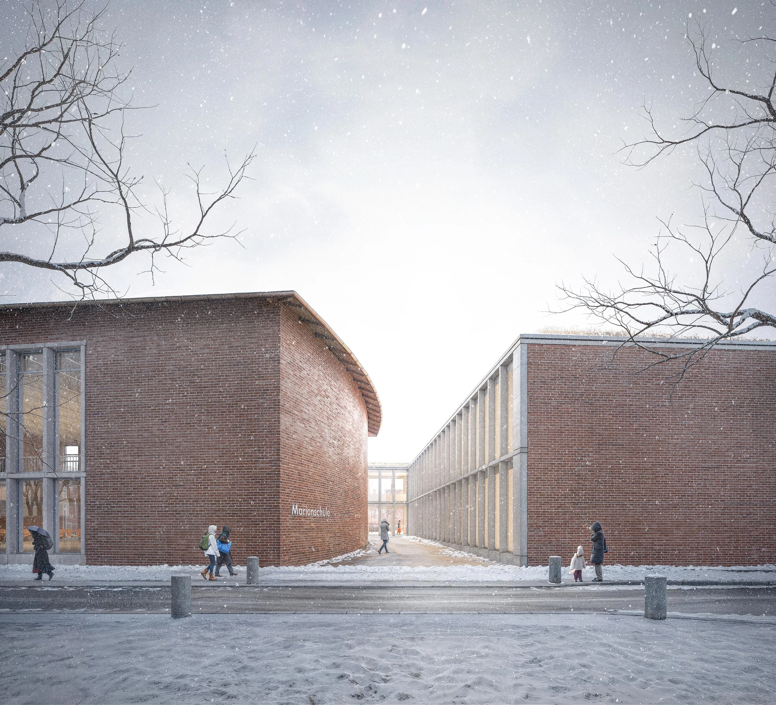 Peter Bastian Architekten
Marienschule Münster
Realisierungswettbewerb 1st Prize, 2017