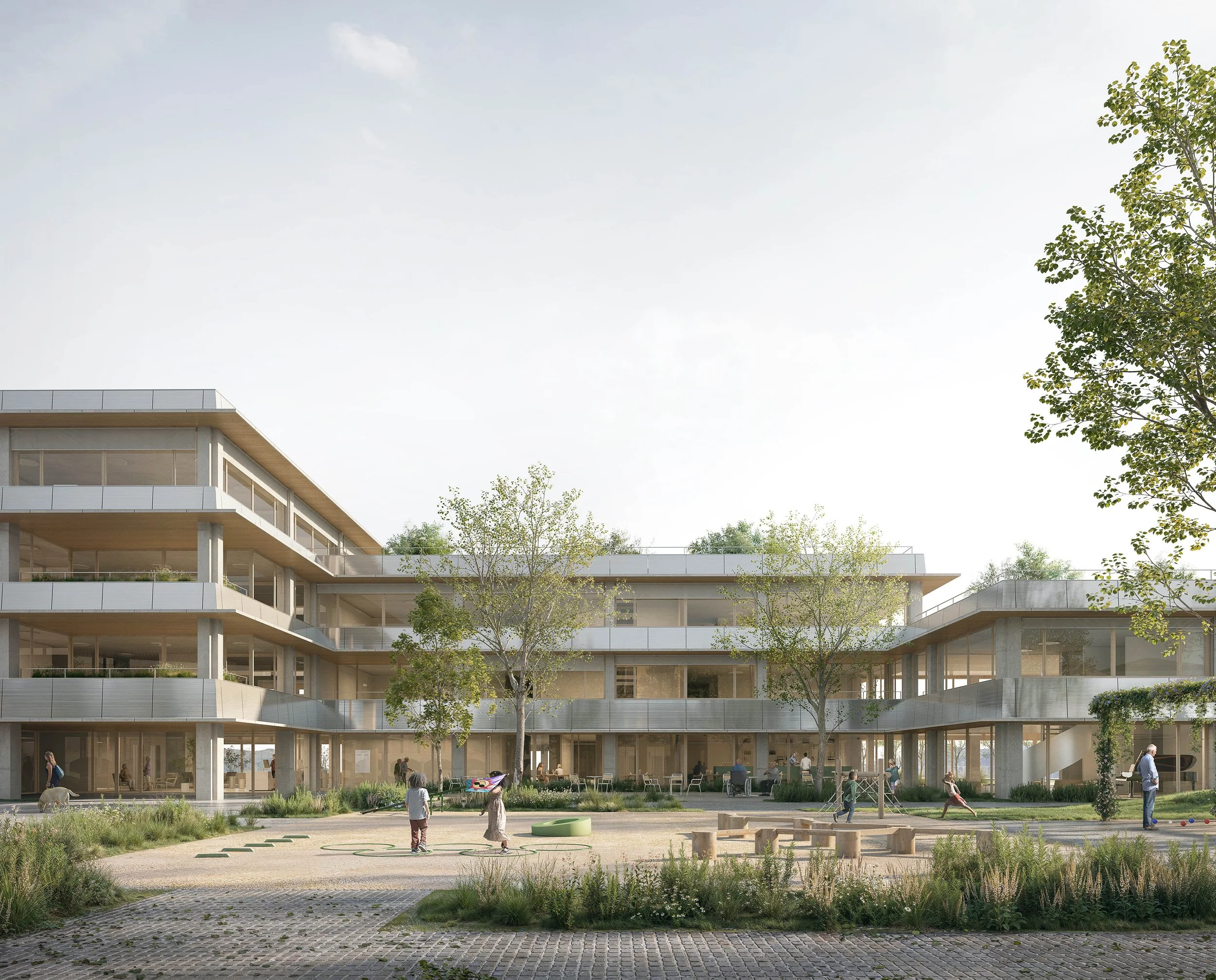 enrico molteni architecture
nuovo quartiere intergenerazionale, Morbio inferiore (CH)
competition, 4th prize, 2025