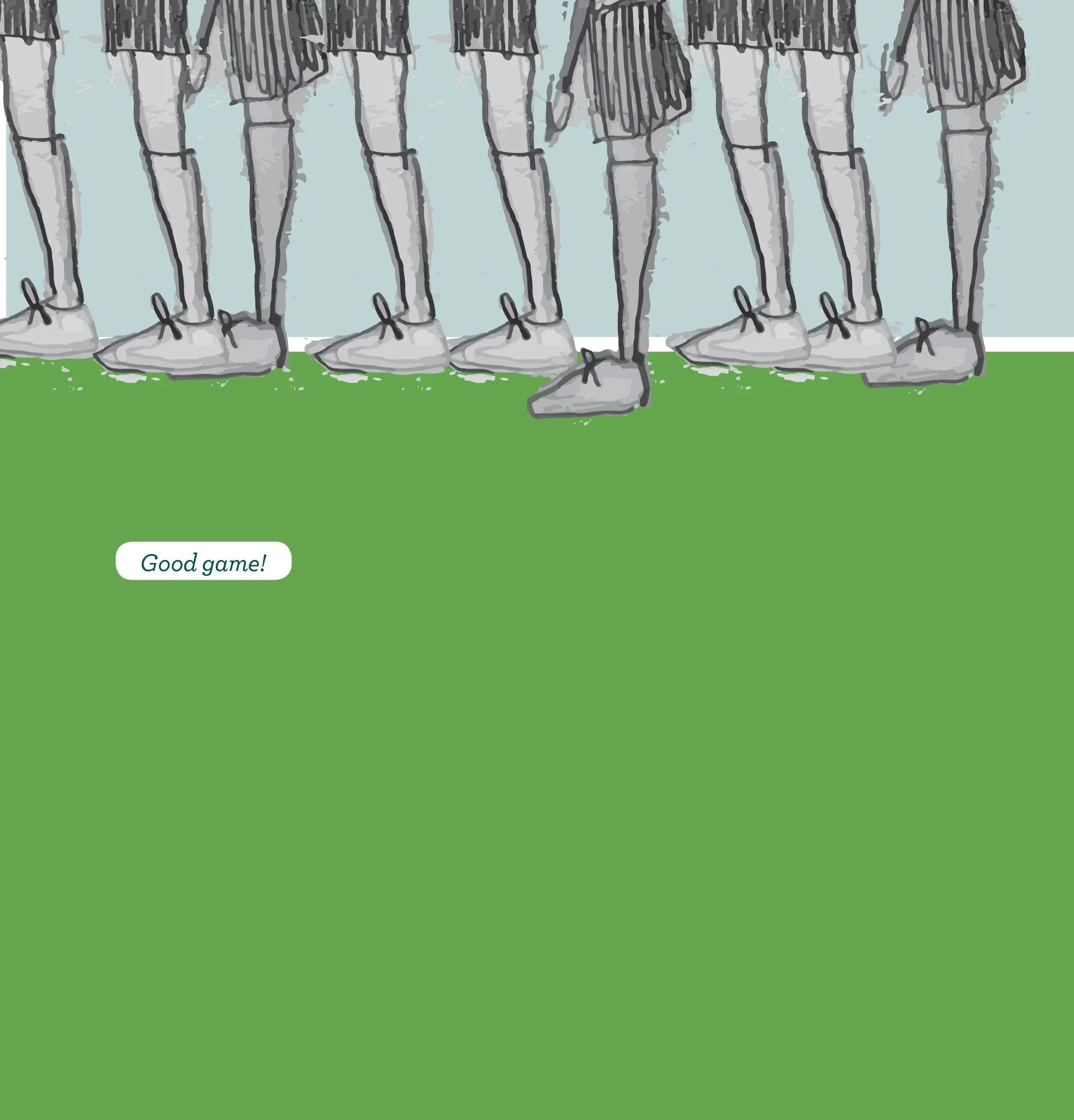 Illustration for a book about an awkward super hero (MCAD project).