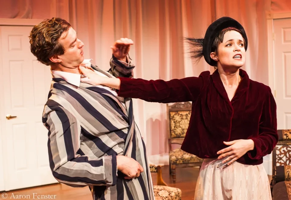 AN ABSOLUTE TURKEY. 2012. Gremlin Theatre. By Georges Feydeau, directed by Brian Balcom. With Peter Hansen as Redillon. Photo by Aaron Fenster.