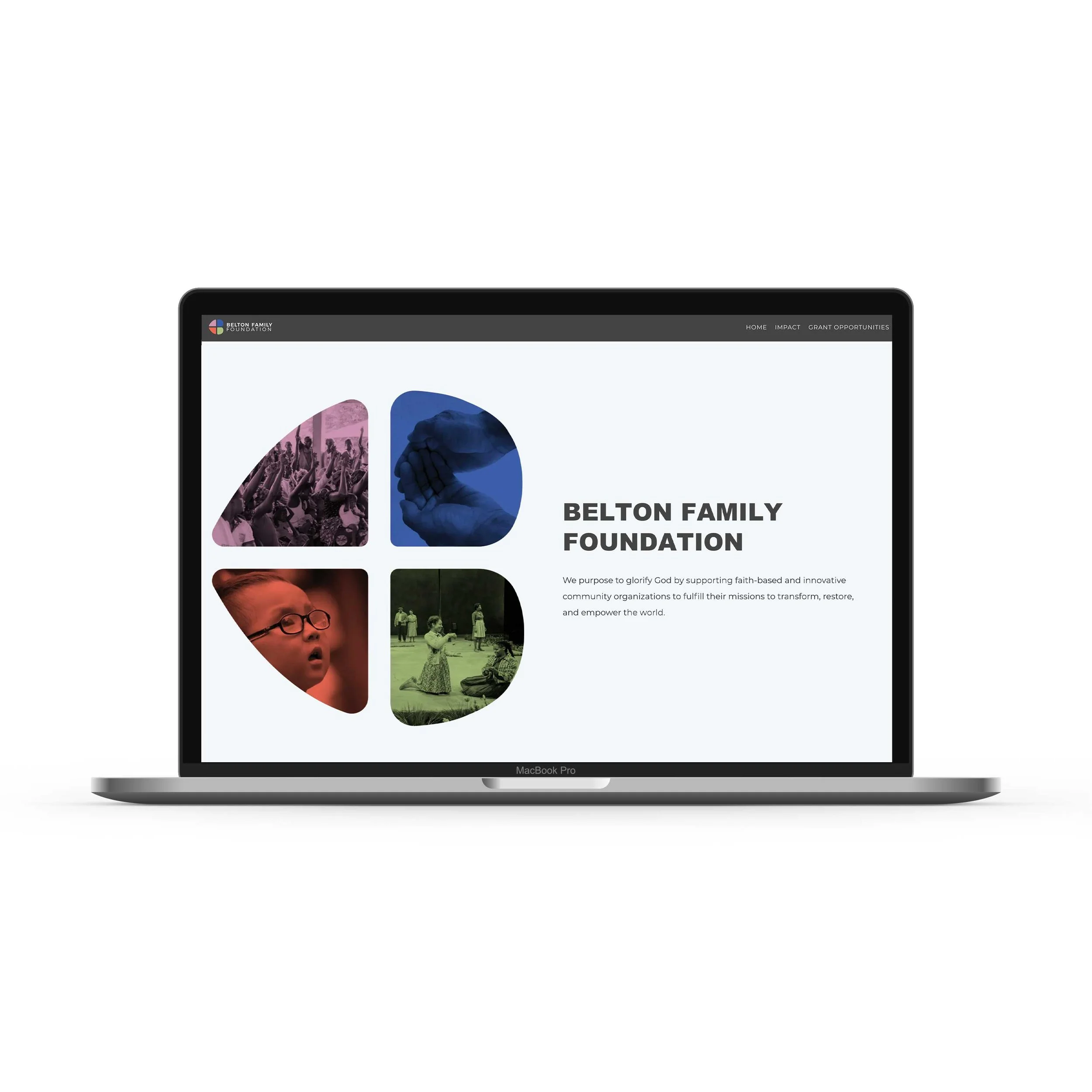  Belton Family Foundation.  Website and branding for this mission-driven foundation. 