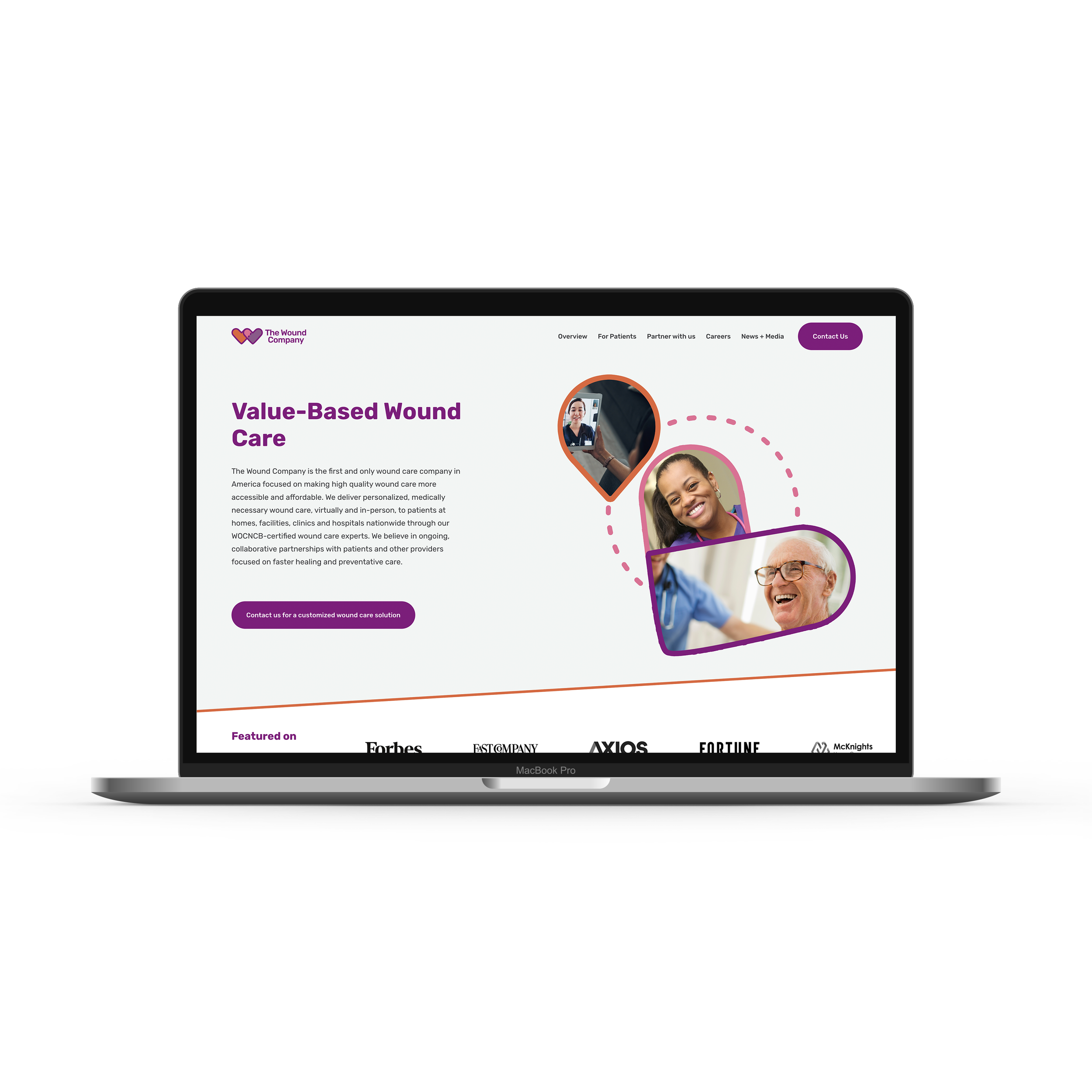  The Wound Company.  Website and brand for this innovative health services company.