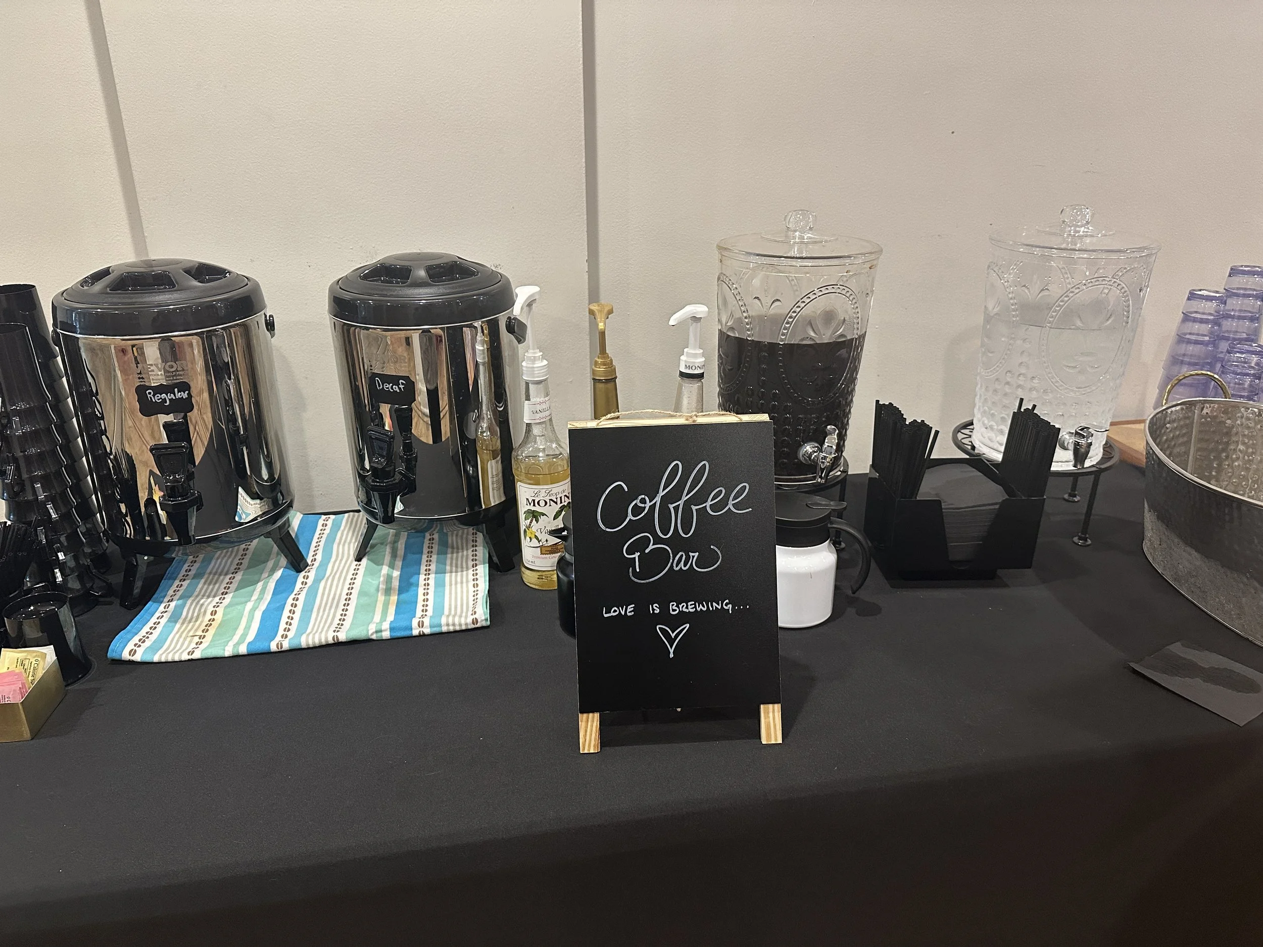 Drip coffee and cold brew station