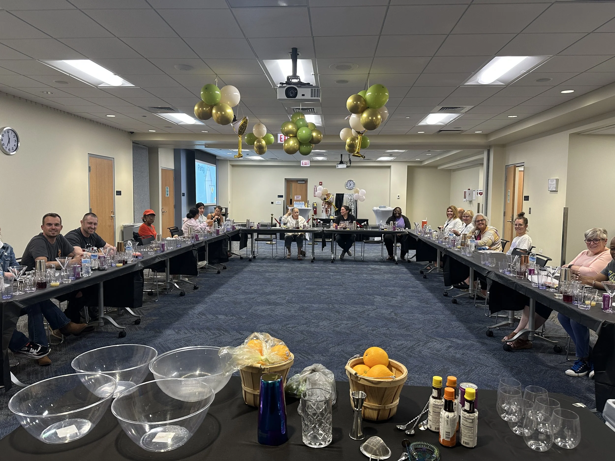 Cocktail class at the library!