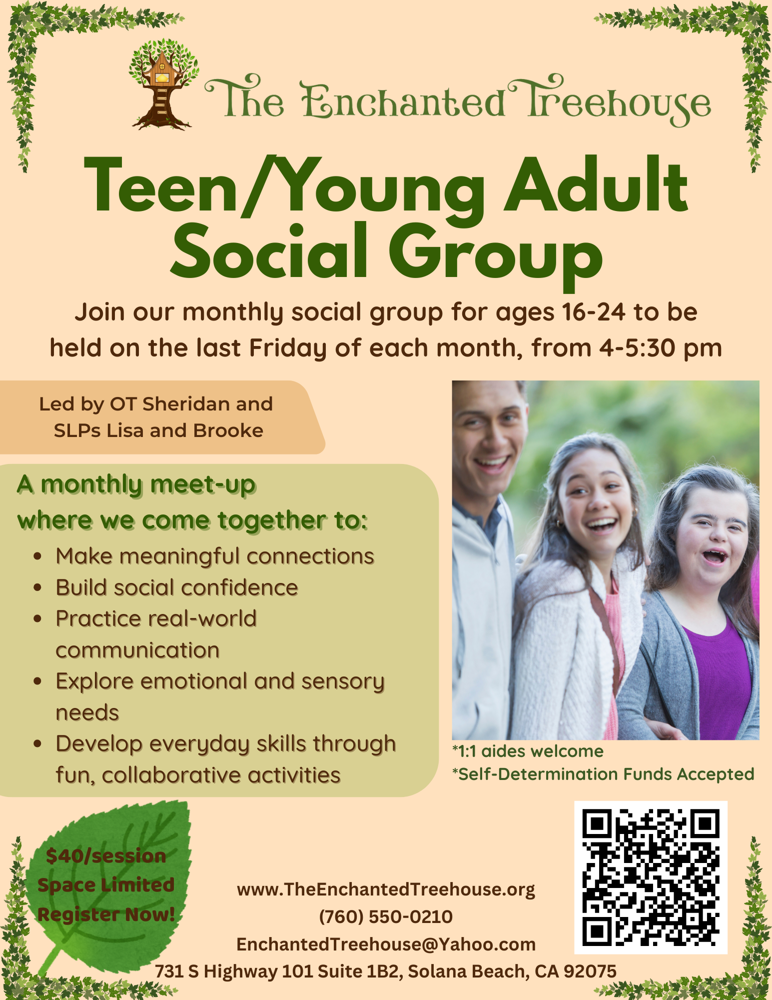Teen/Young Adult Social Group
