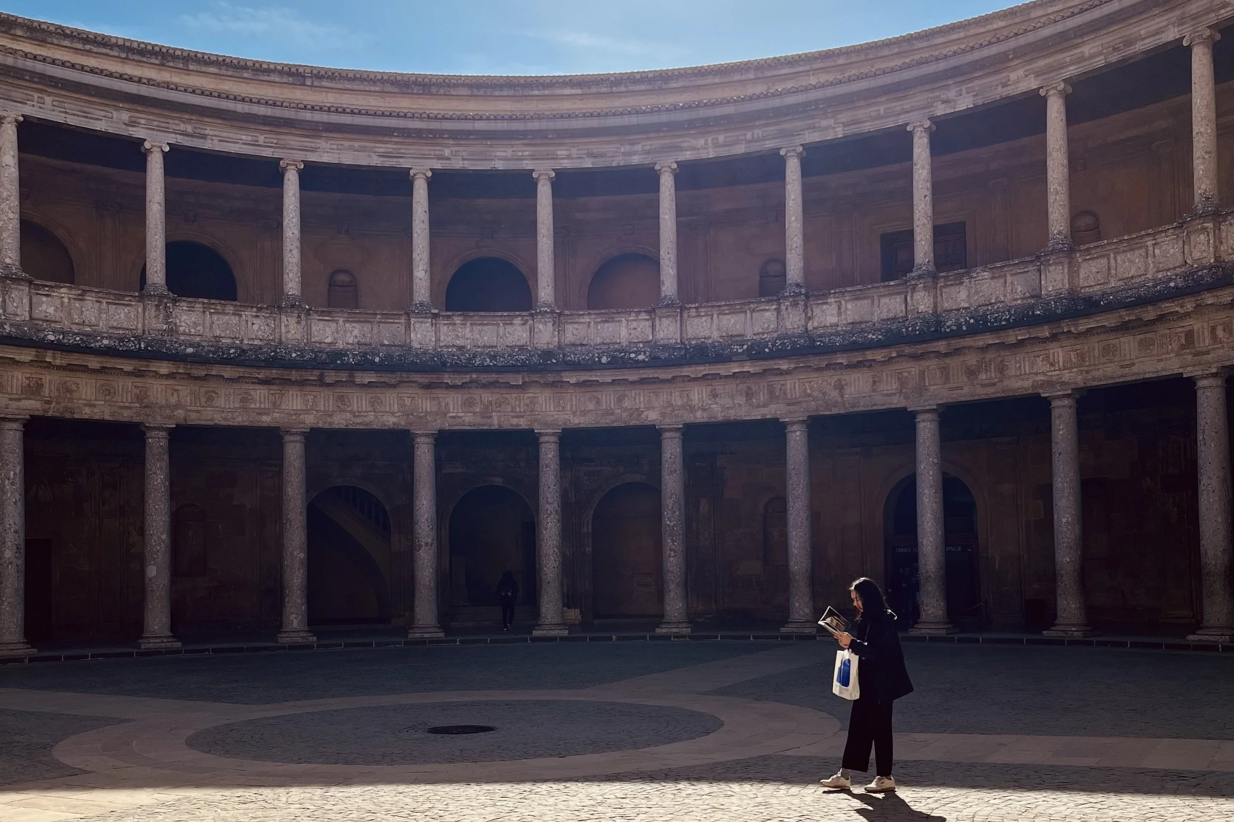 Between pages and pillars, Granada, Spain