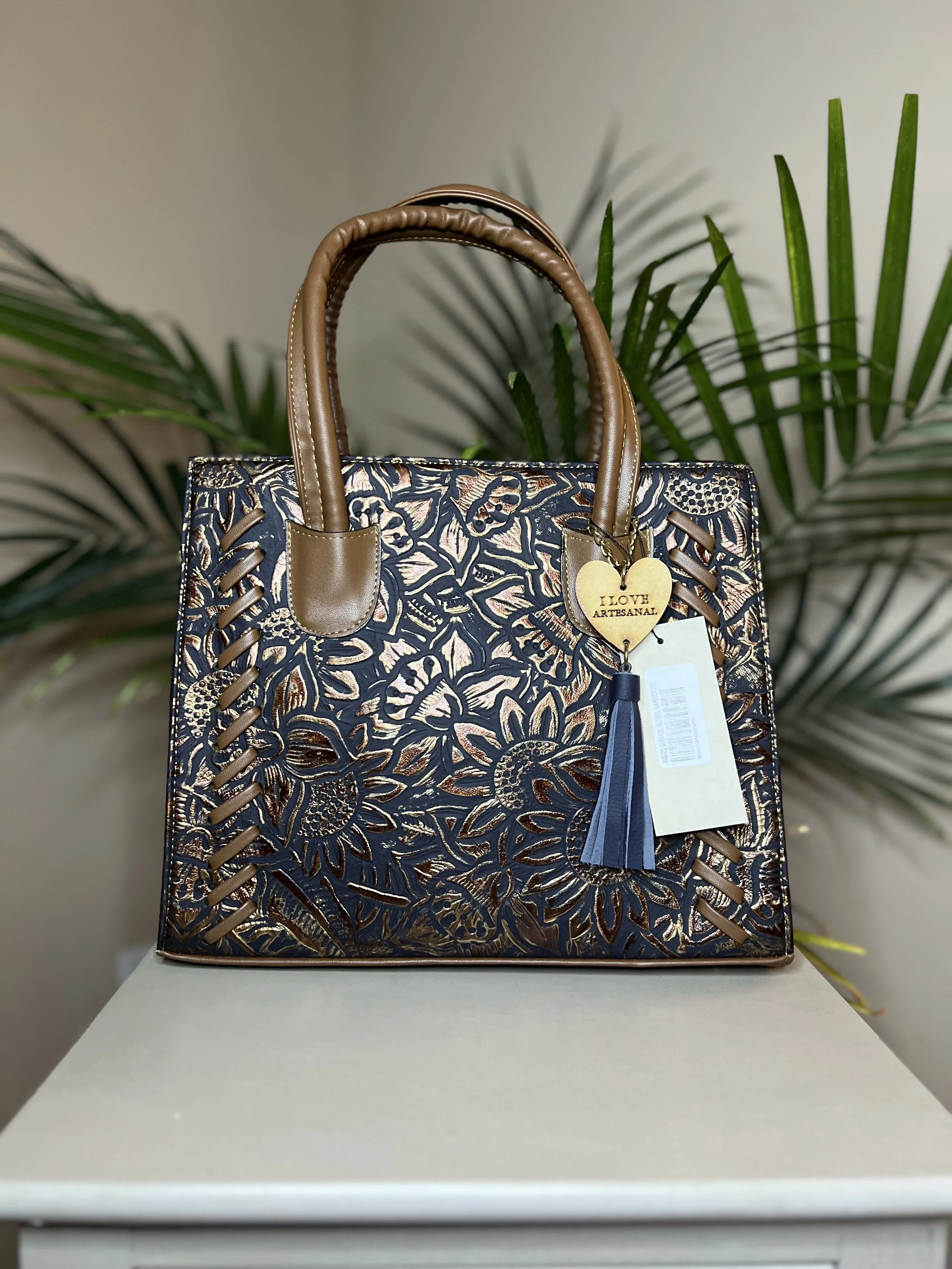 Ingrid Leather Crossbody Tote