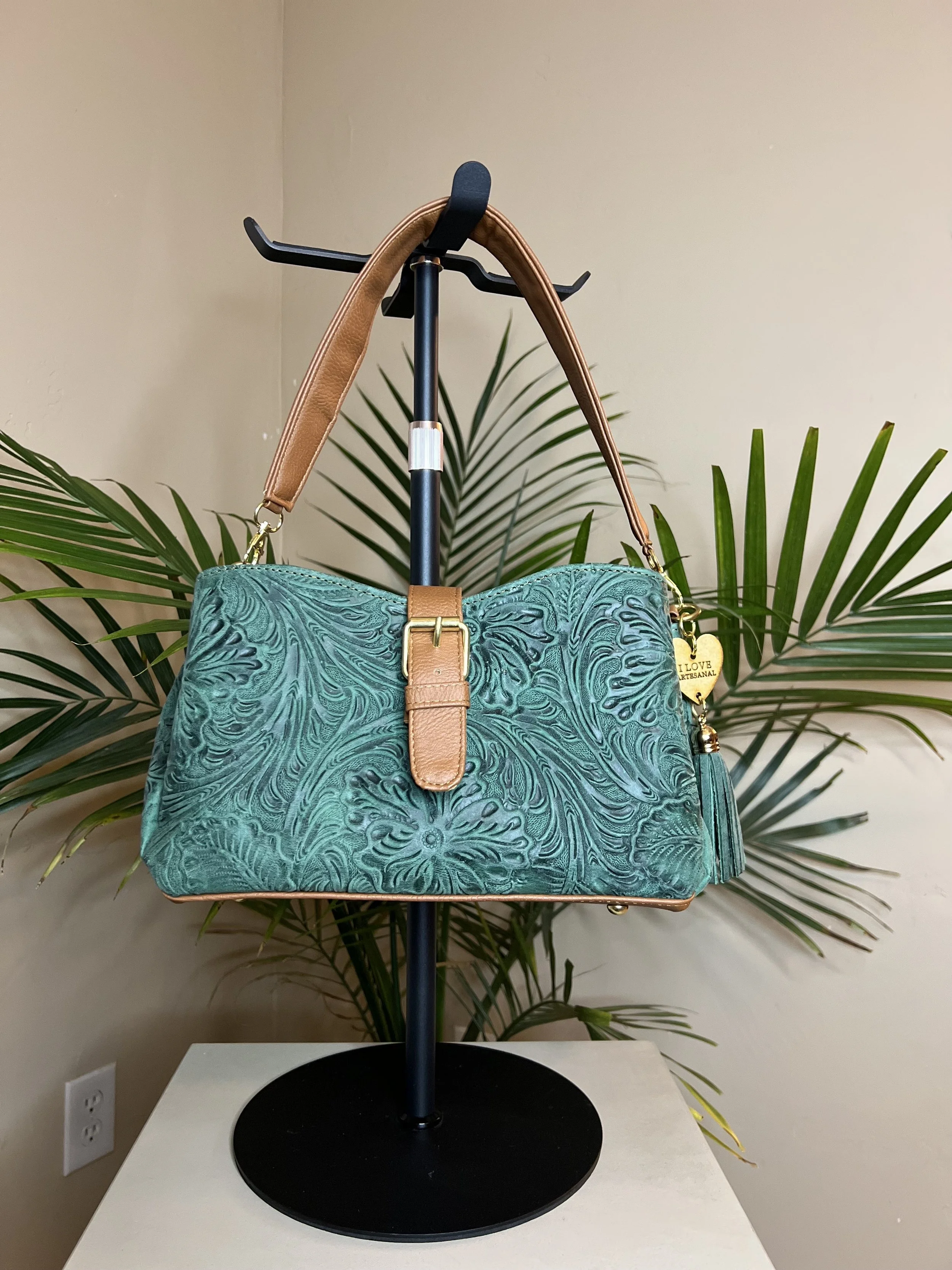 Yareli Leather Small Crossbody