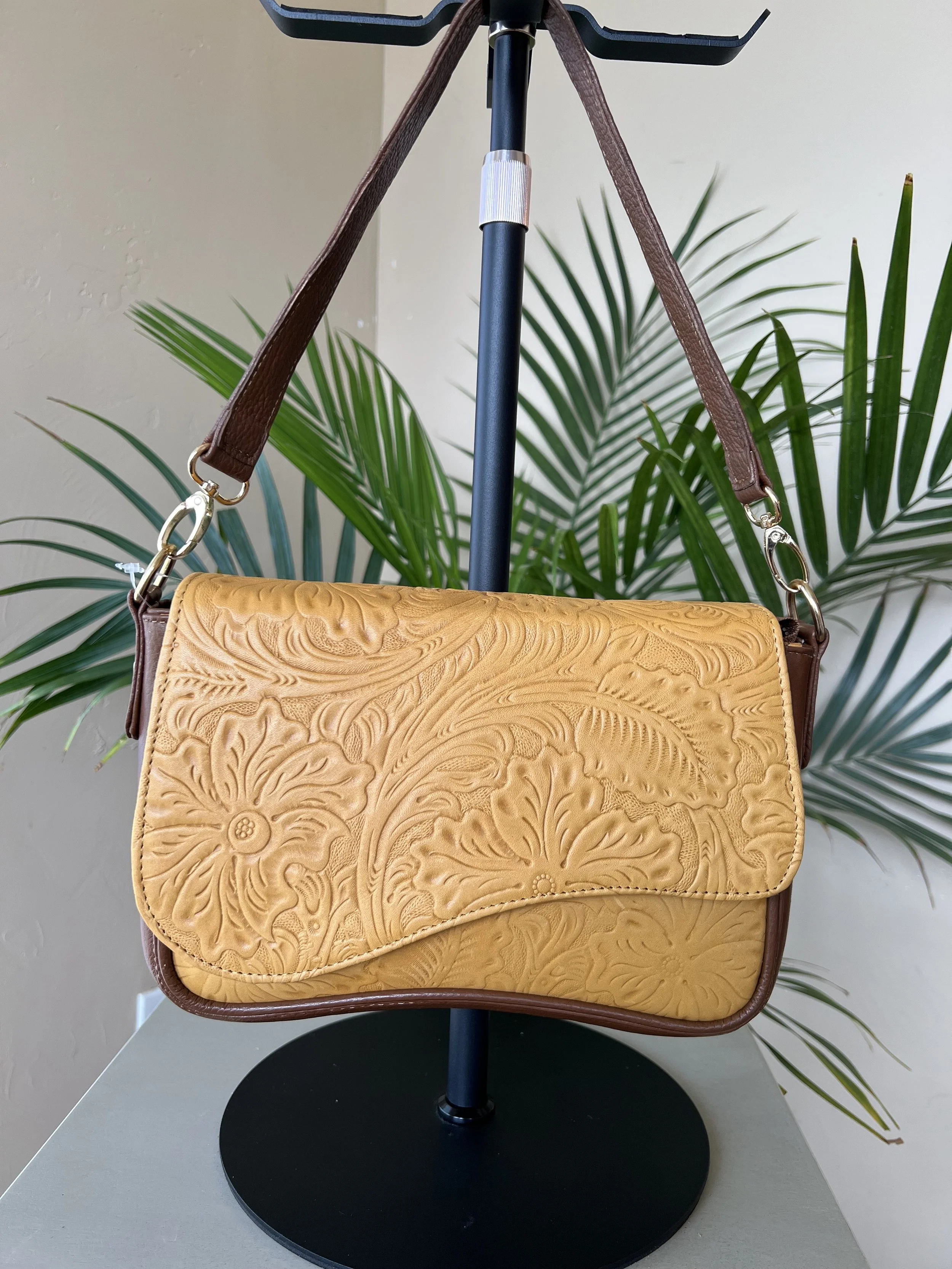 Camila Leather Crossbody