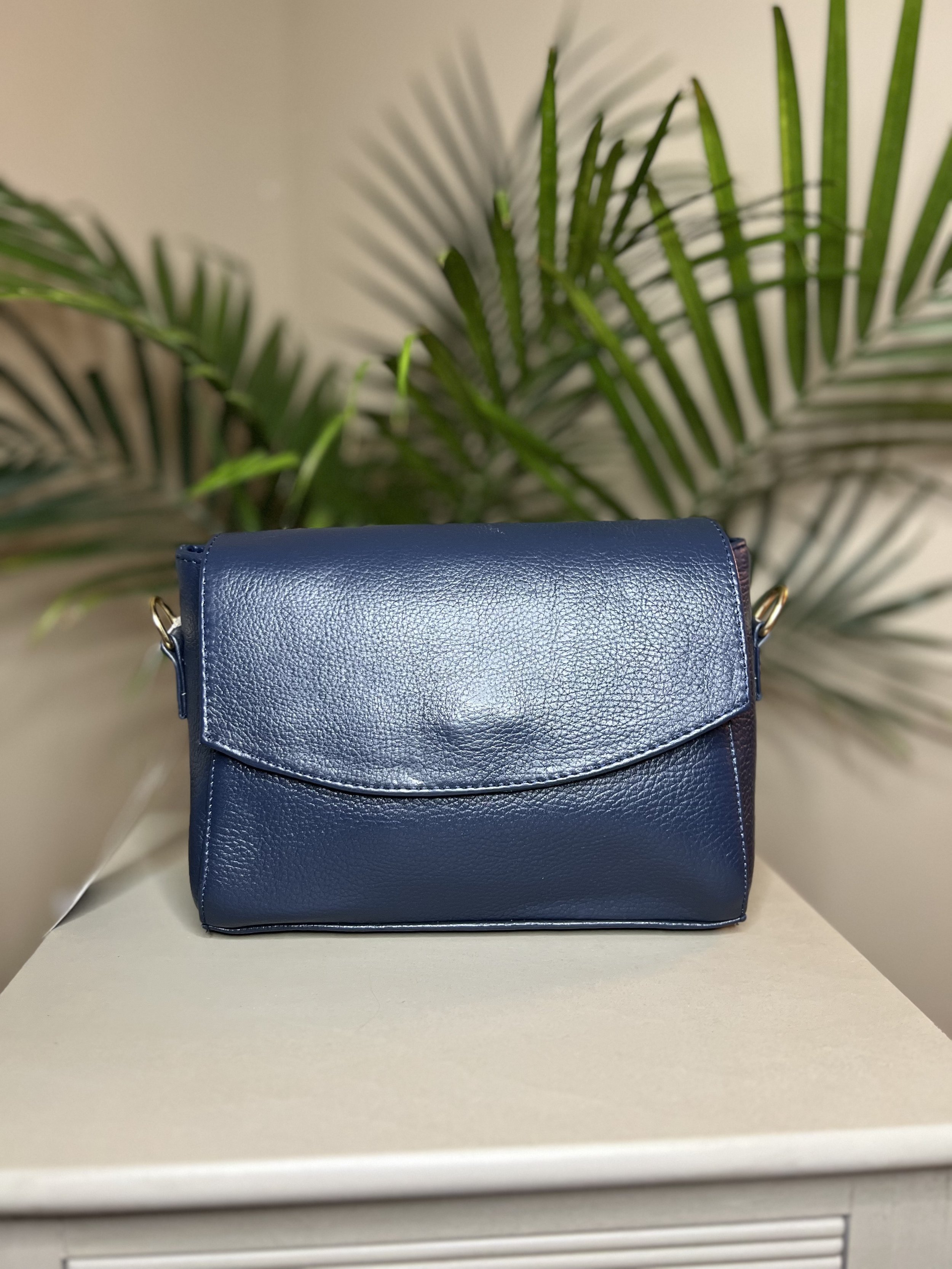 Sofi Leather Crossbody/ Woven Strap