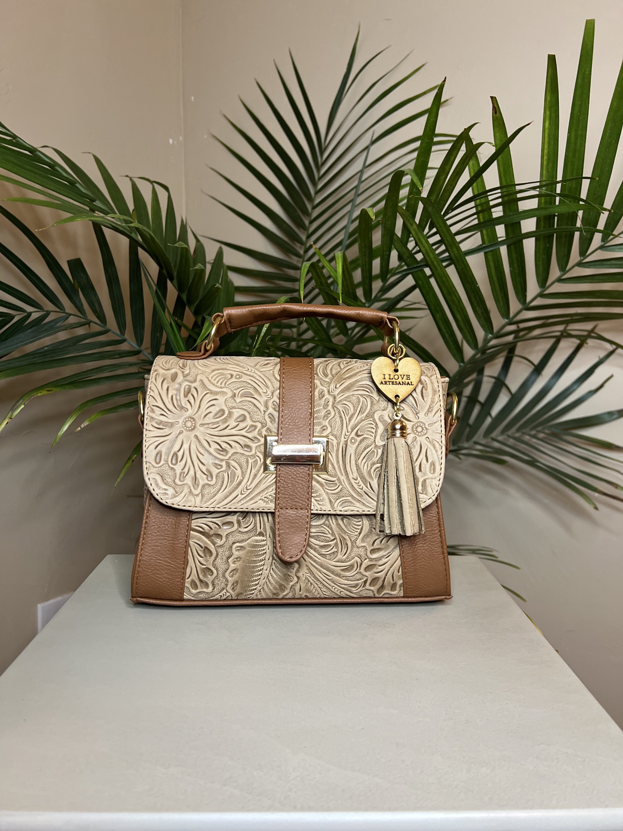 Karina Small Leather Crossbody