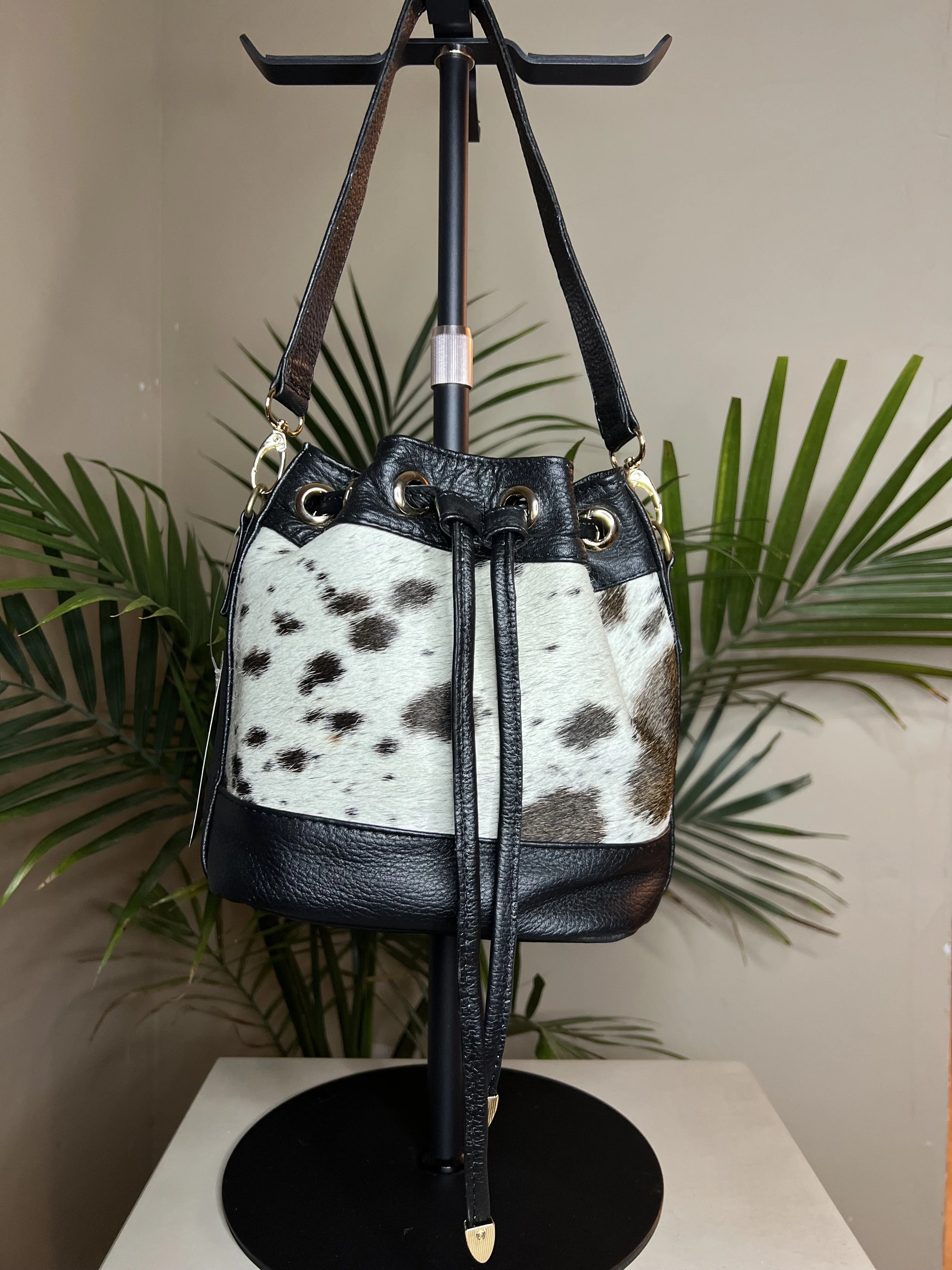 Kendra Cowhide Leather Crossbody