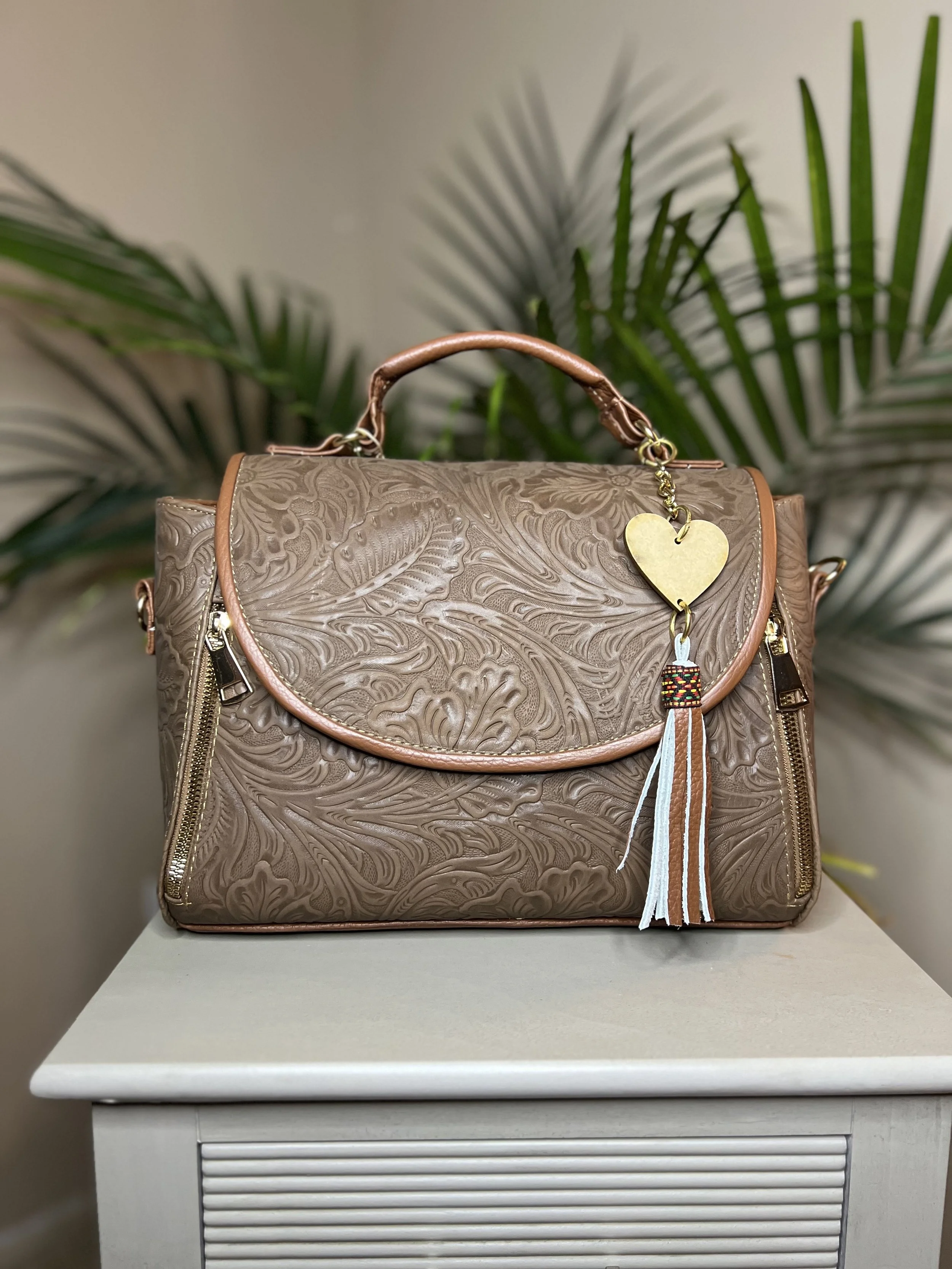 Briana Leather Crossbody