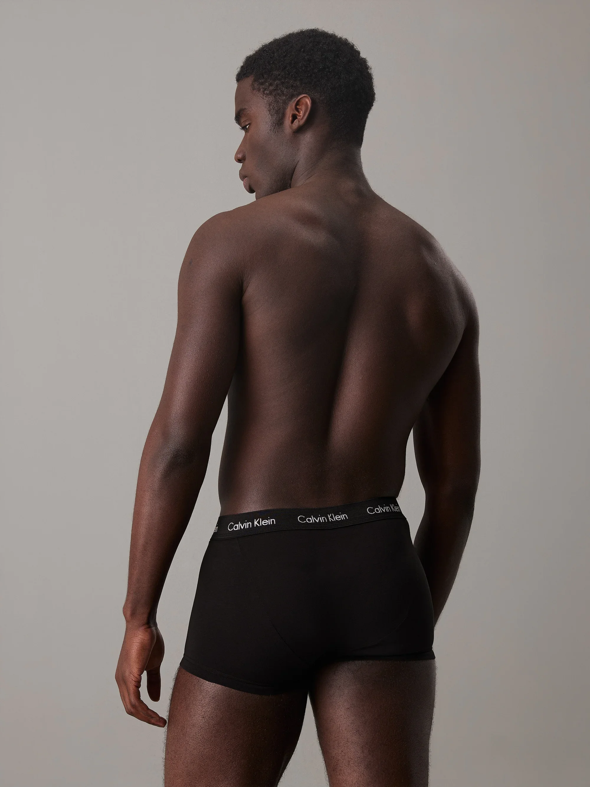 Calvin Klein Cotton Strect 3 Pack Boxer (3631) Black
