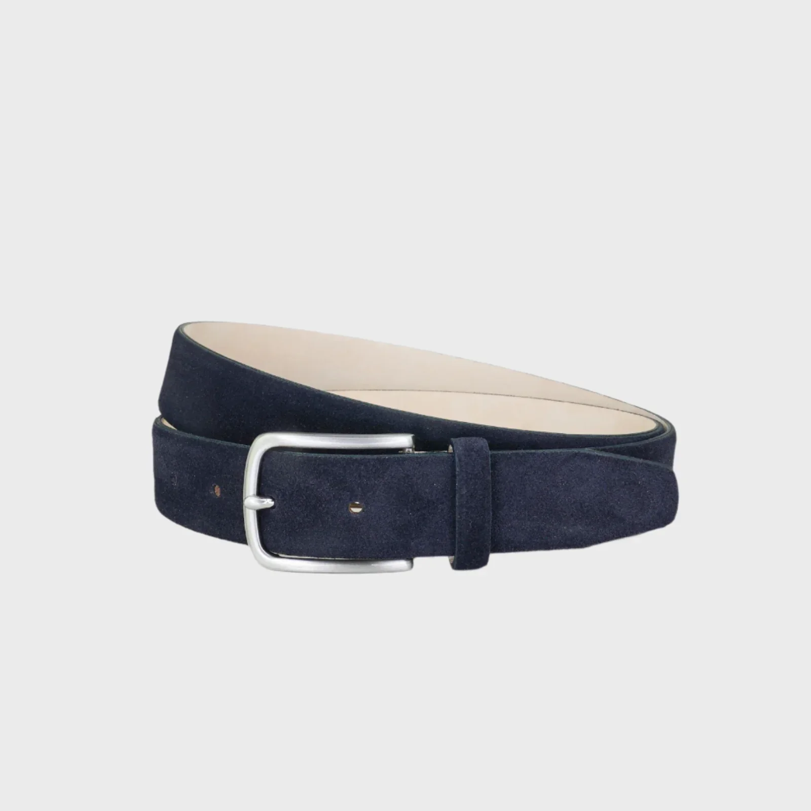 Sophos Kibworth Italian Suede Belt (3956) Navy