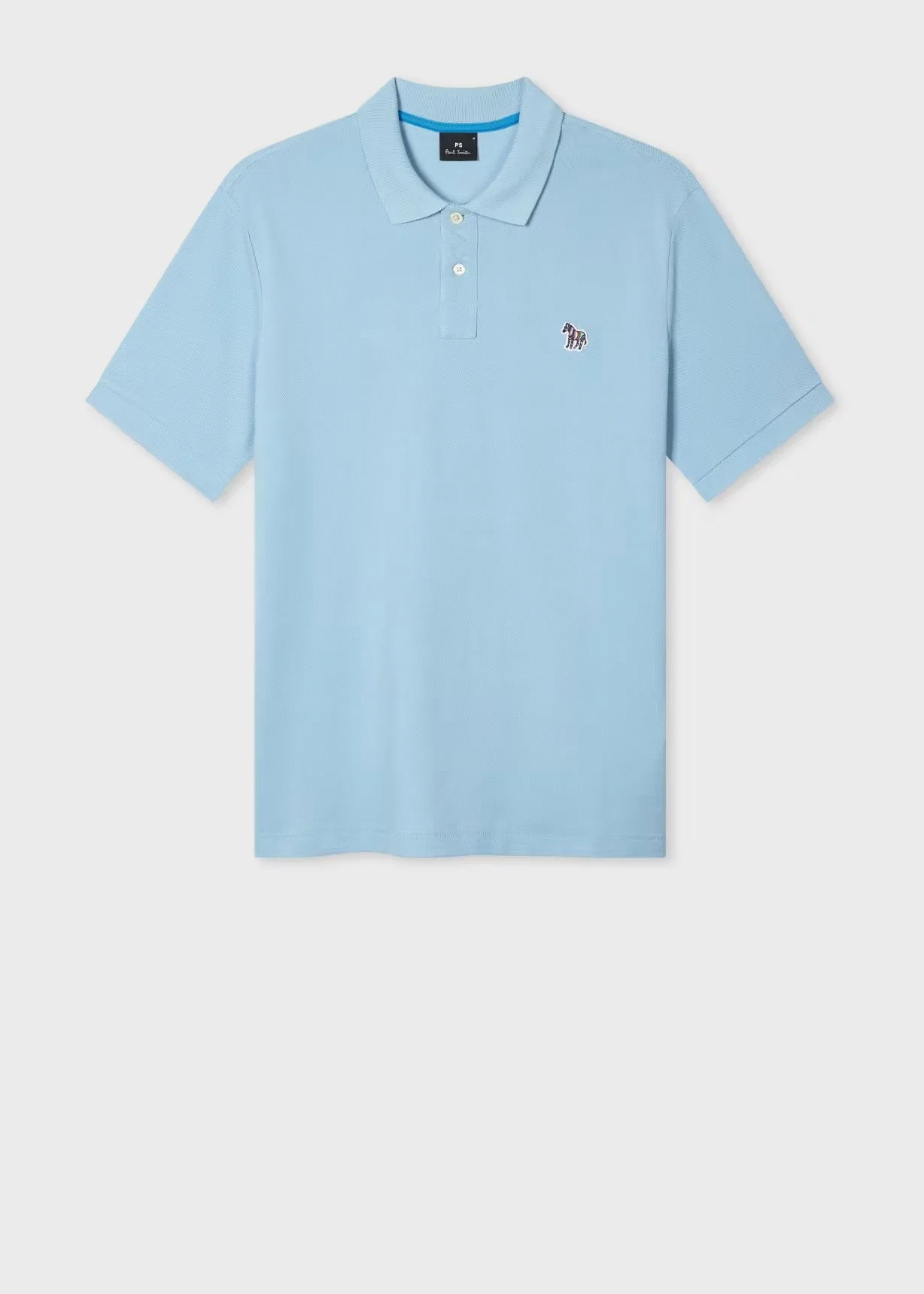 Paul Smith Pique Zebra Polo (4386) Sky